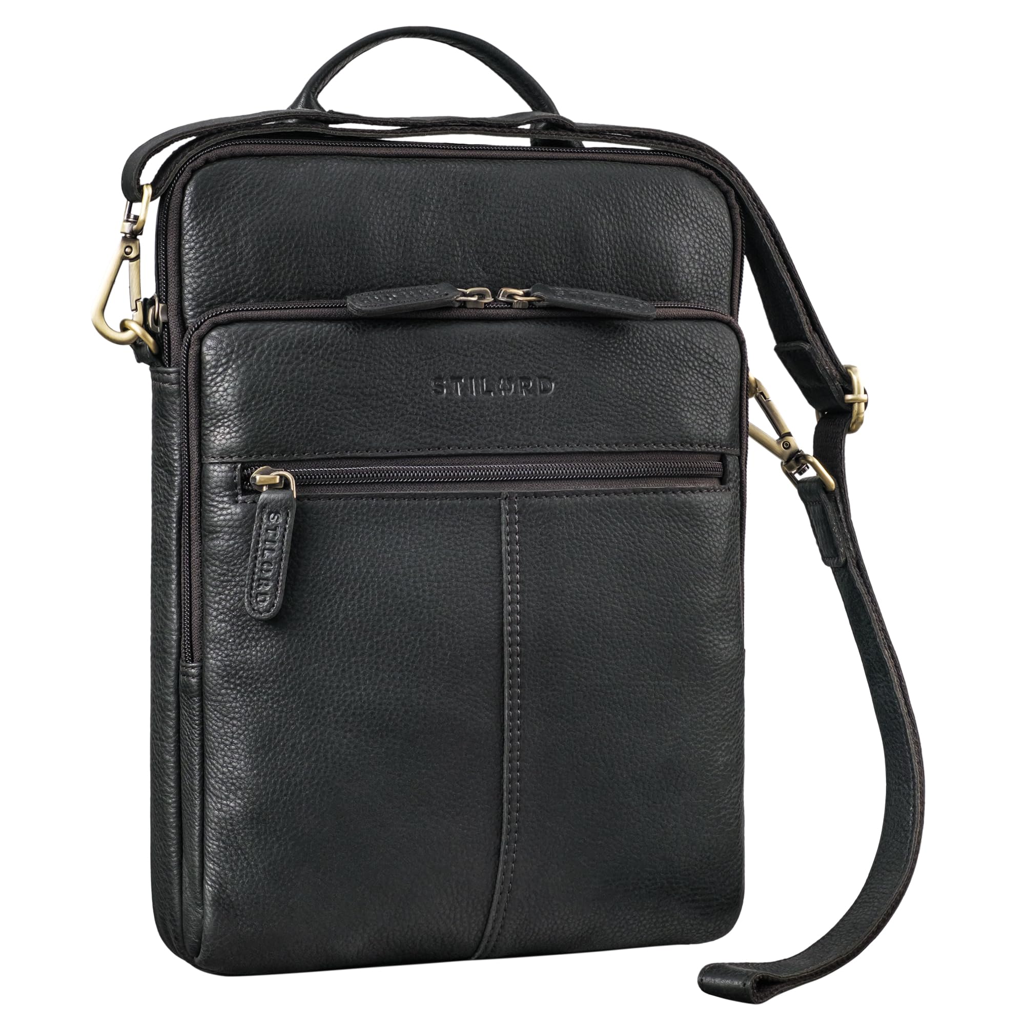 STILORD 'Stellan' Borsa Messenger Piccola in Pelle