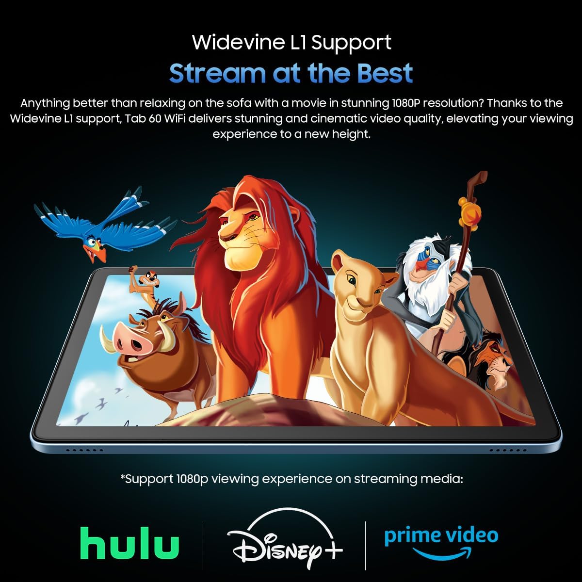 Blackview Tab 60 WIFI - Tablet Android 14 12GB+128GB, Blu - immagine 4