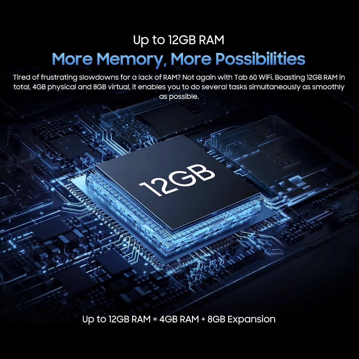 Blackview Tab 60 WIFI - Tablet Android 14 12GB+128GB, Blu - immagine 6