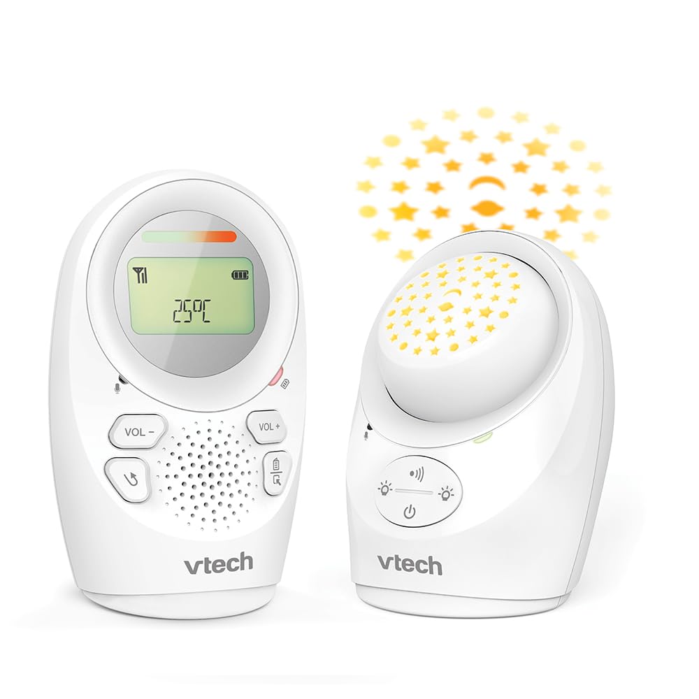 Vtech DM1212 Baby Audio Monitor, Bianco