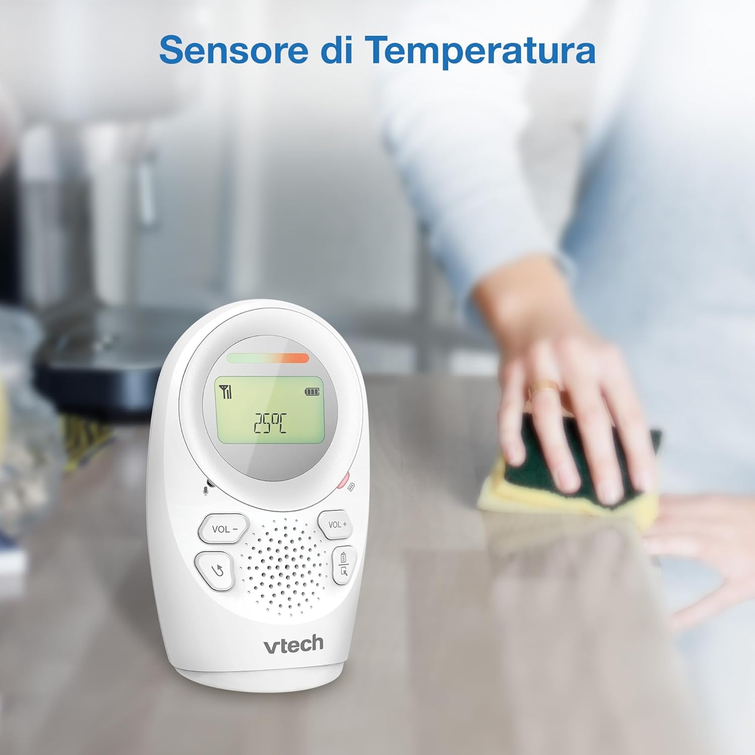 Vtech DM1212 Baby Audio Monitor, Bianco - immagine 8