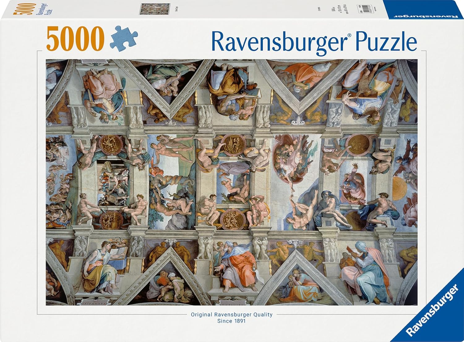 Ravensburger - Puzzle La Cappella Sistina 5000 Pezzi - immagine 2