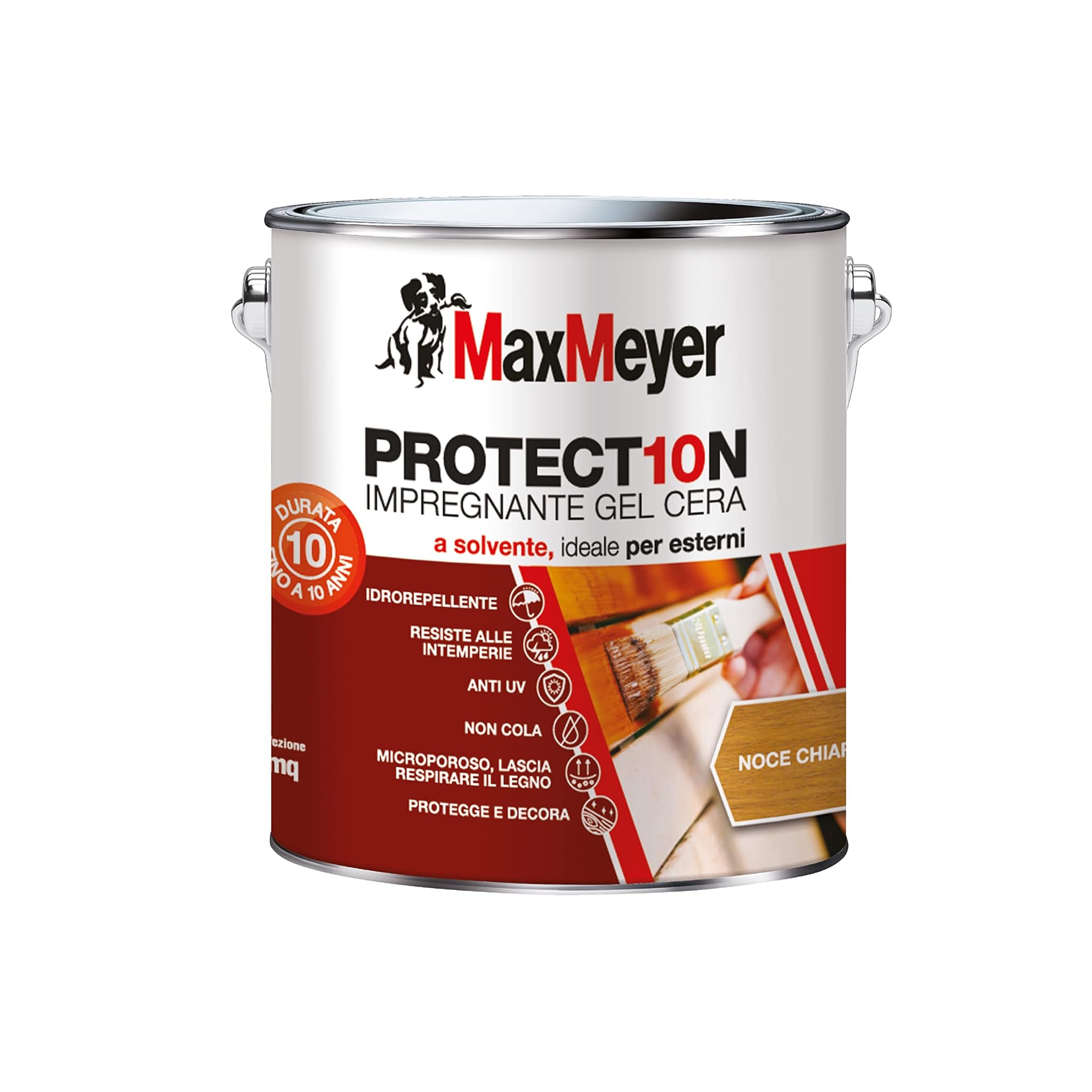 MAXMEYER PROTEC10N IMPREGNANTE A SOLVENTE 2,5L NOCE CHIARO