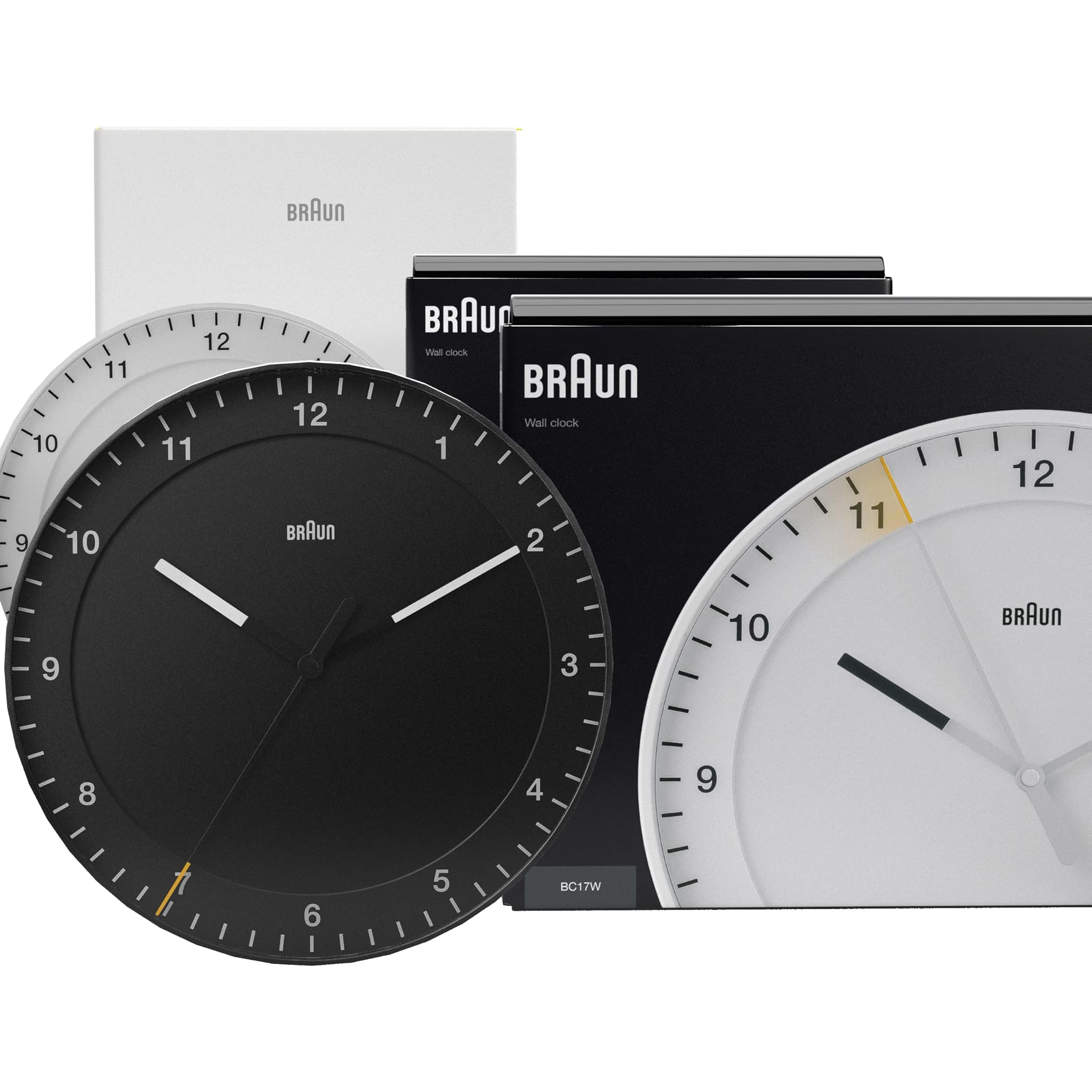 Braun Orologio da Parete Analogico Silenzioso 30cm, Nero
