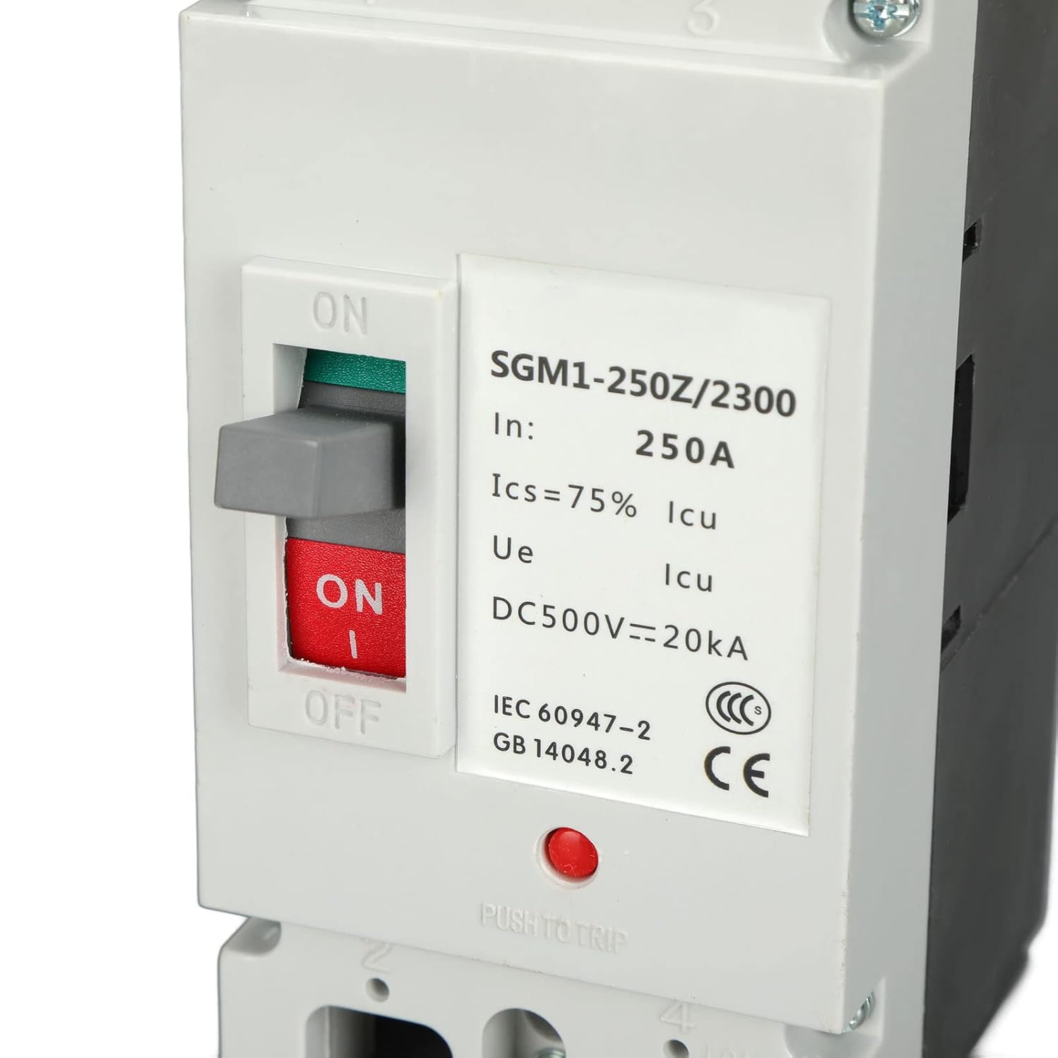 Interruttore DC 2P Miniatura 250A 500V MCCB - immagine 4