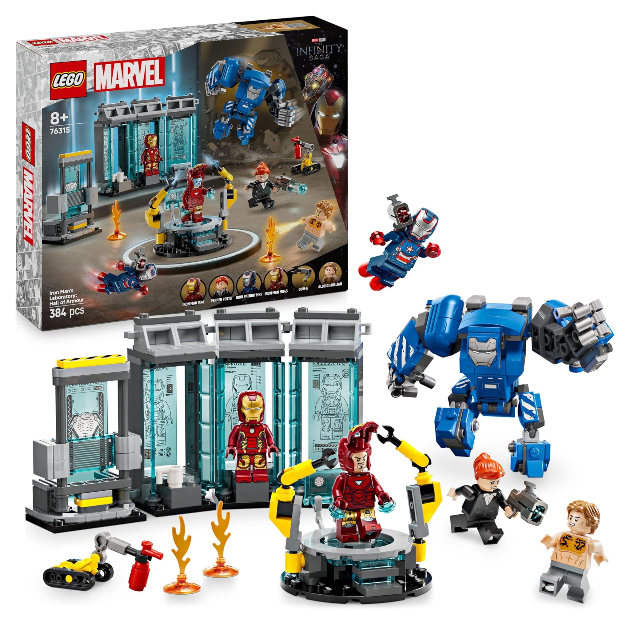Lego Marvel Laboratorio di Iron Man: Sala delle Armature