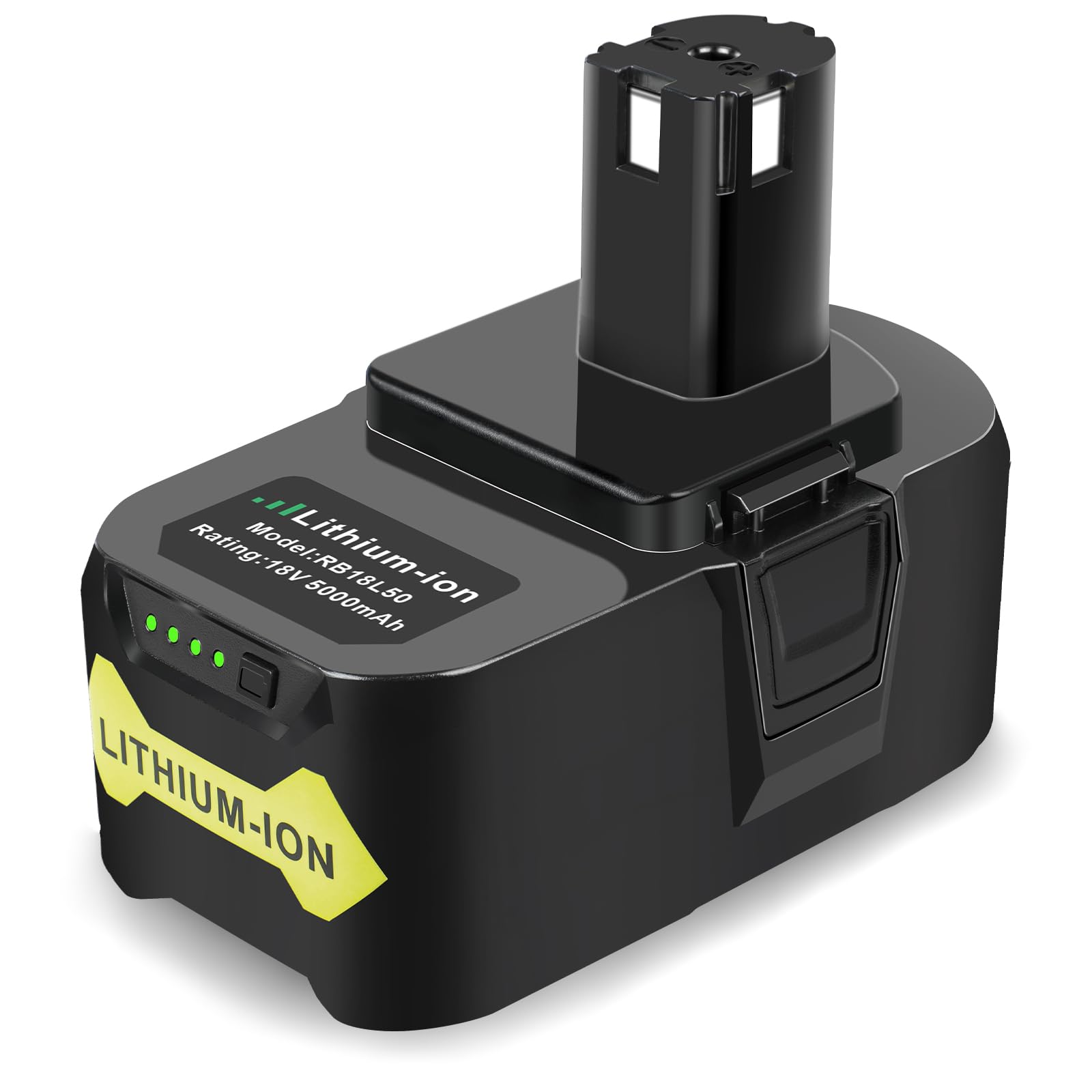 Asuncell Batteria Litio 18V 5.0Ah per Ryobi One+