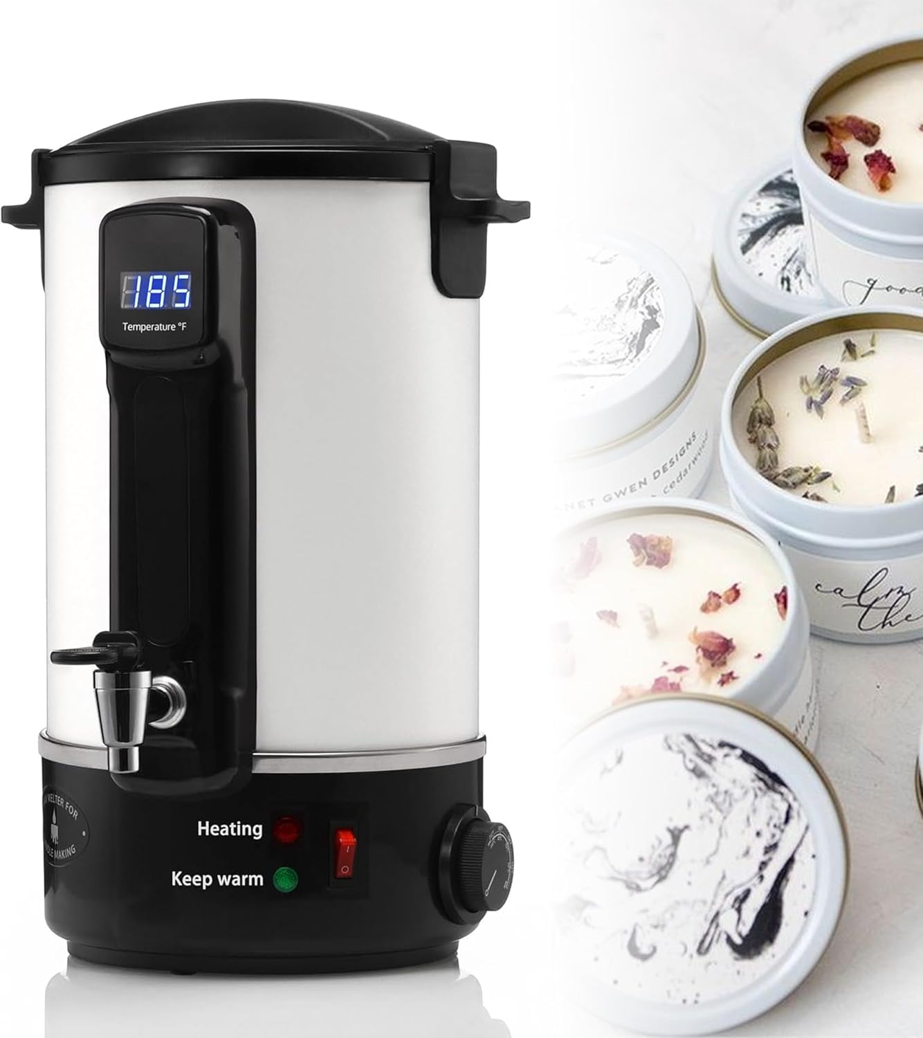 Weiwan Sciogli Cera Elettrico 10L per Candele - immagine 1