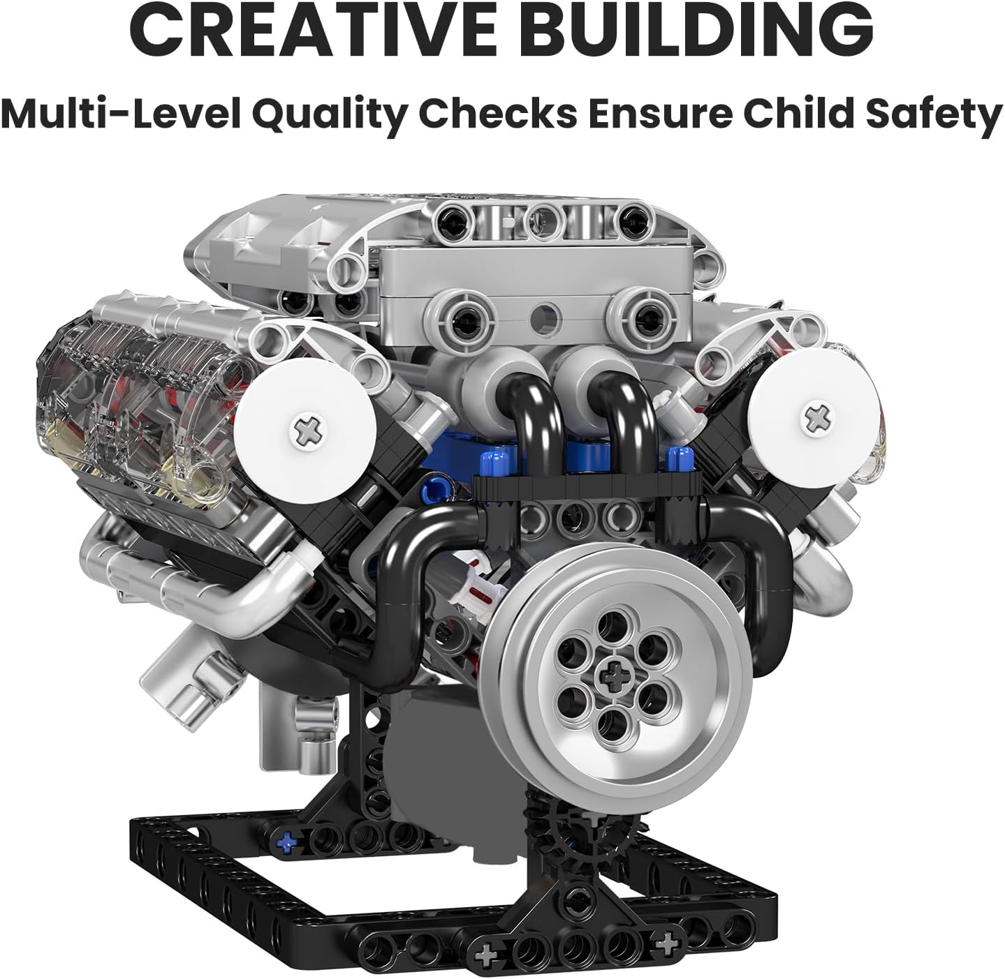 Mould King 10088 Tecnologia V8 Engine Kit Building Blocks | Velz