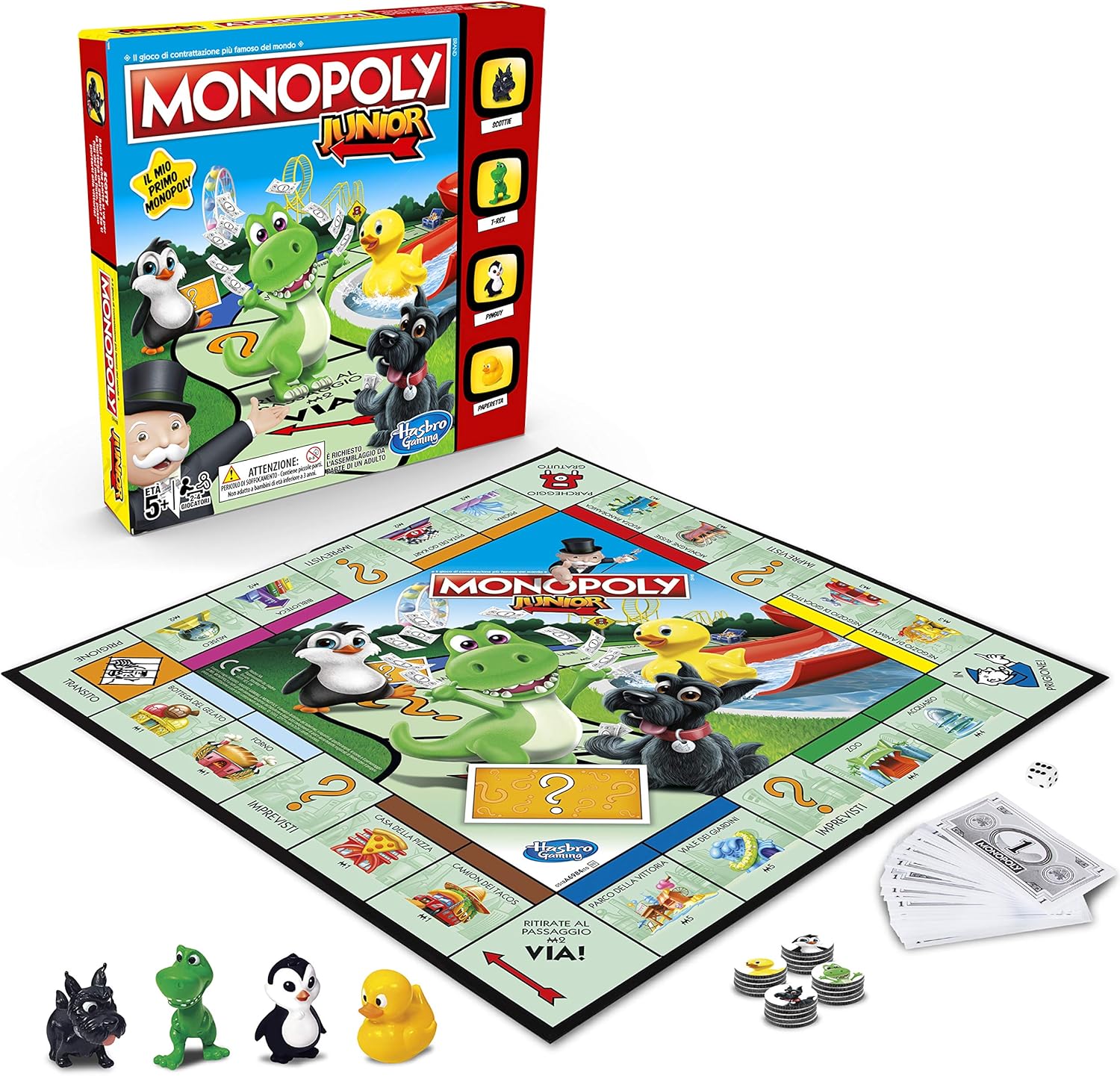 Hasbro Gaming Monopoly Junior - Gioco da Tavolo 2019 - immagine 4