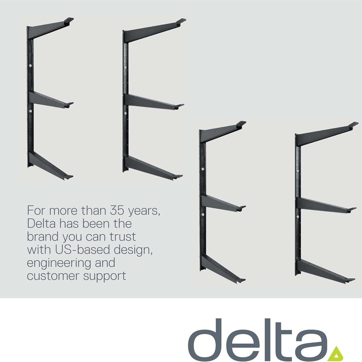 Delta Cycle - Scaffale Resistente per Legno (2 Pz) - immagine 6