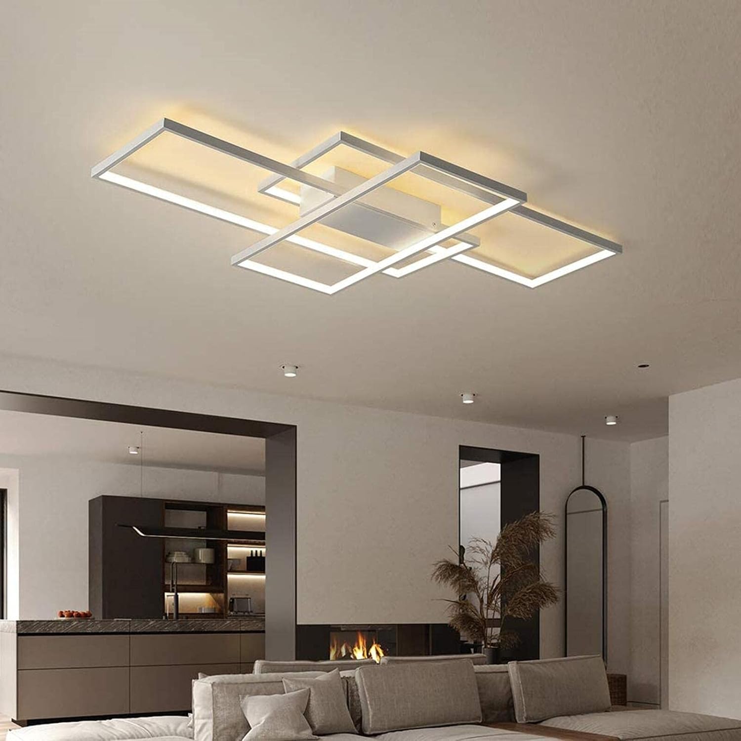 Diossad Plafoniera Led Soffitto Moderna Dimmerabile - immagine 3