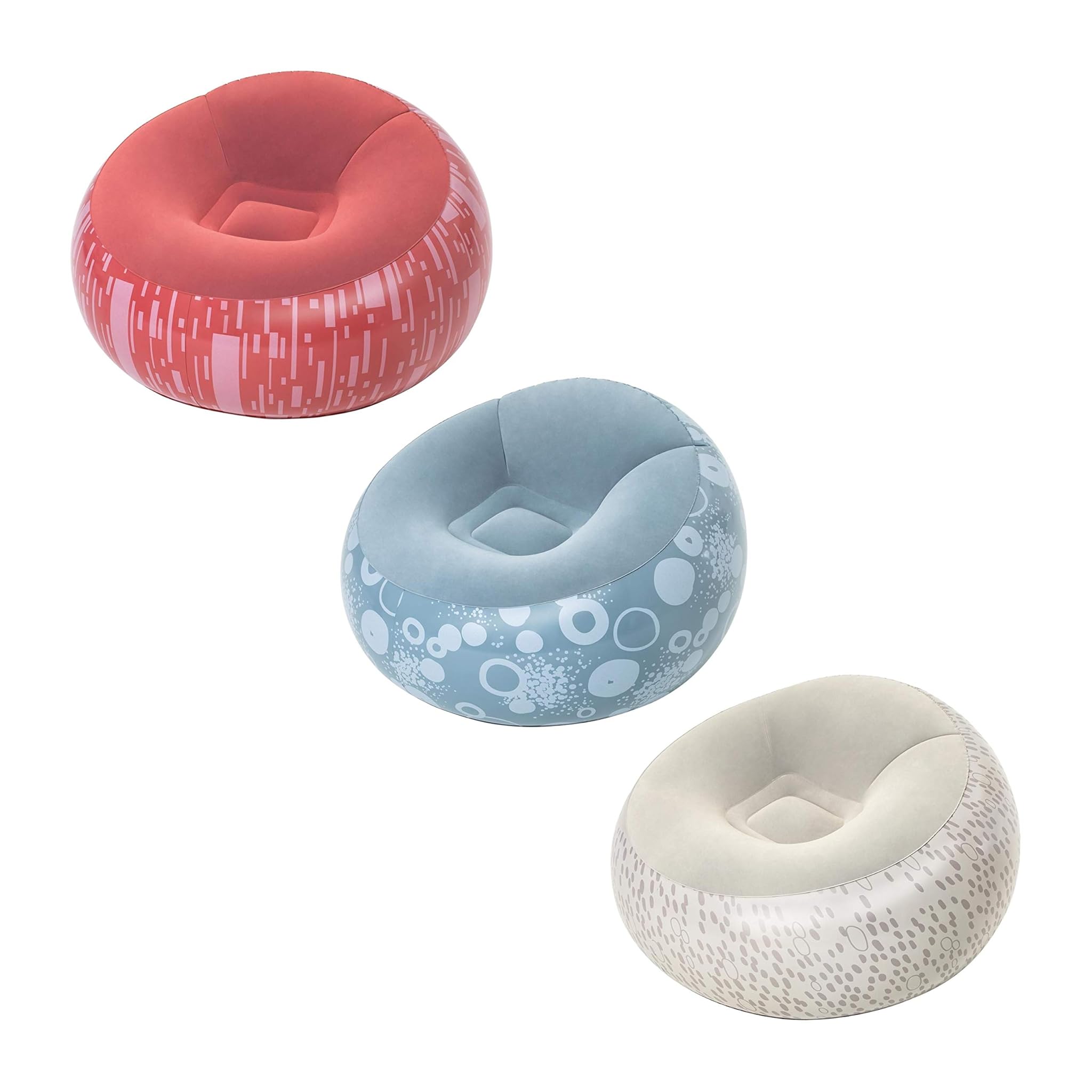 Bestway 75052-2 Poltrona pouf gonfiabile Inflate-A-Chair da casa e giardino
