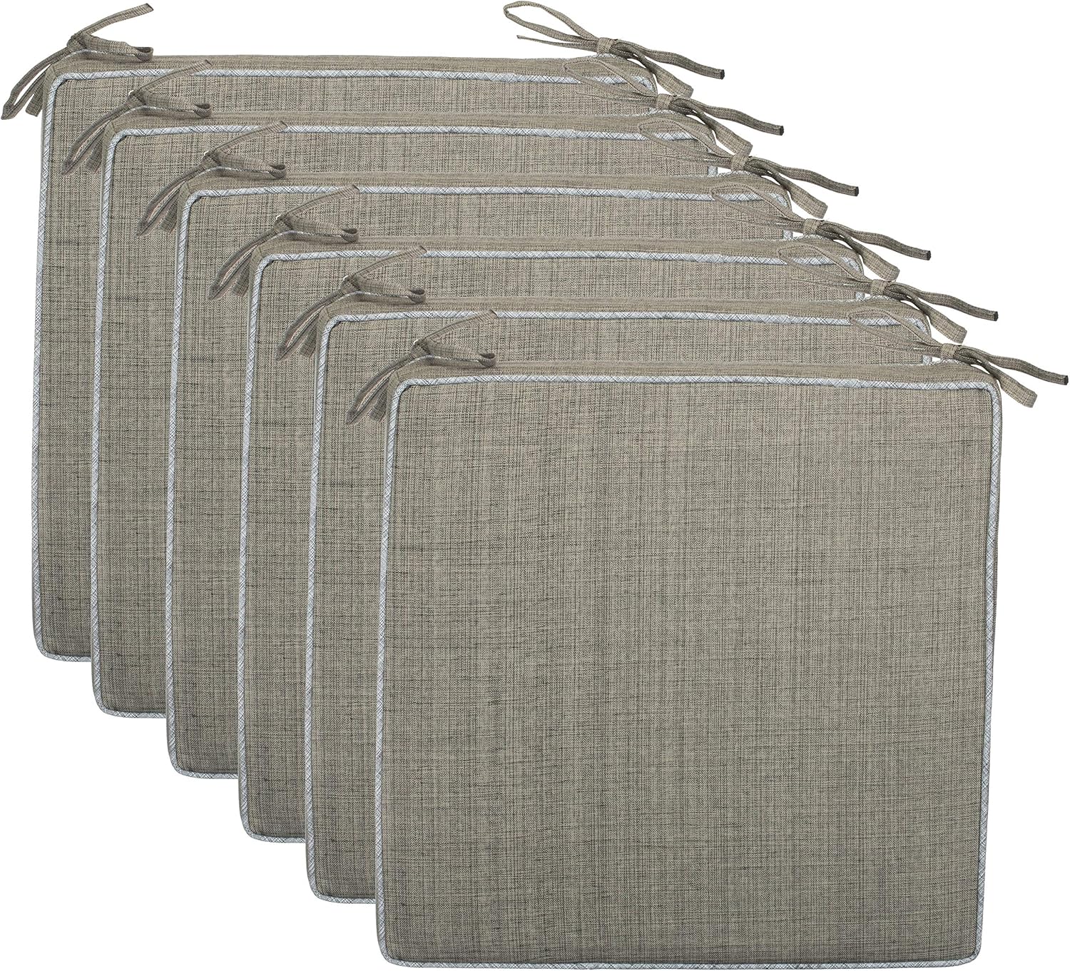 Brandsseller Cuscino da Giardino 40x40x4cm Set 6, Tortora - immagine 1