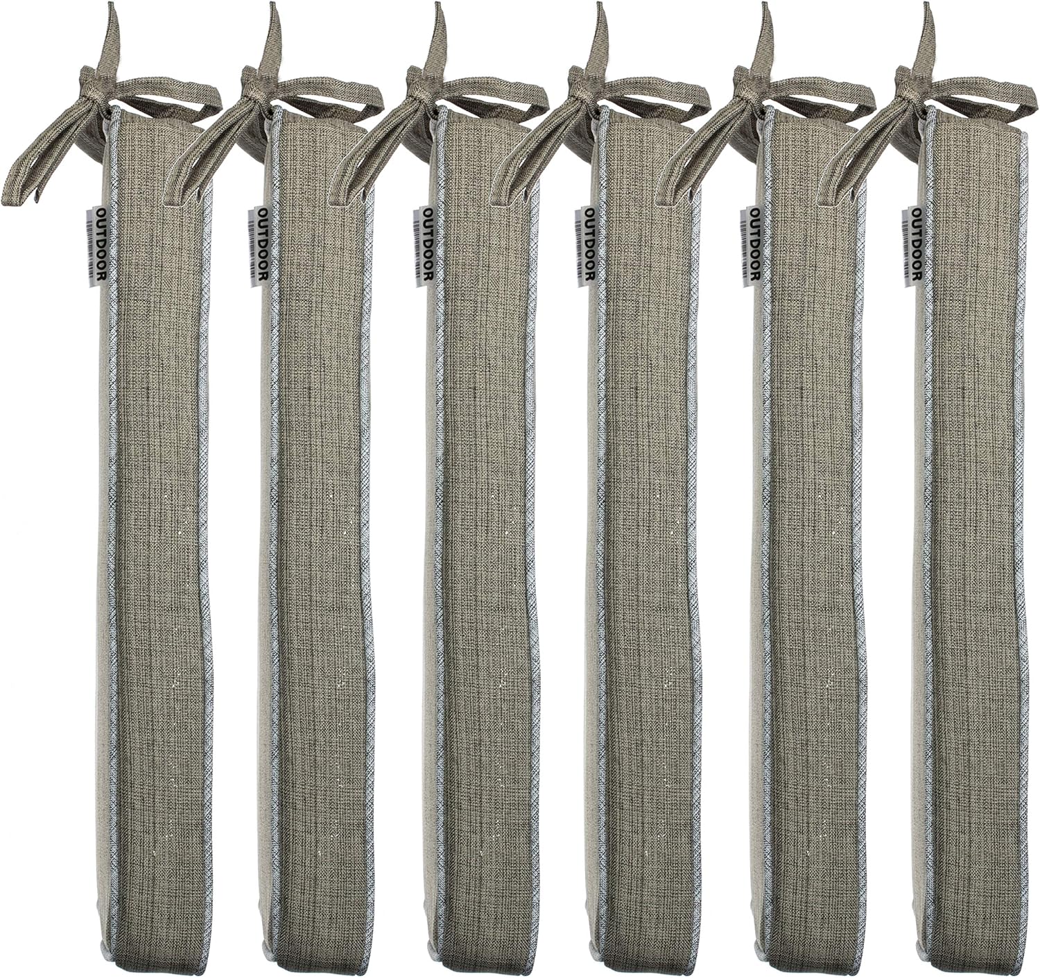 Brandsseller Cuscino da Giardino 40x40x4cm Set 6, Tortora - immagine 3