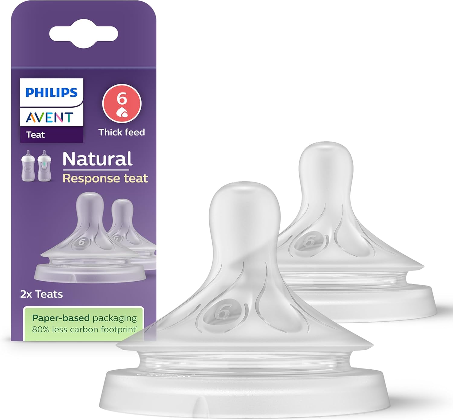 Philips Avent Tettarella Natural Response - 2 Pezzi - immagine 1