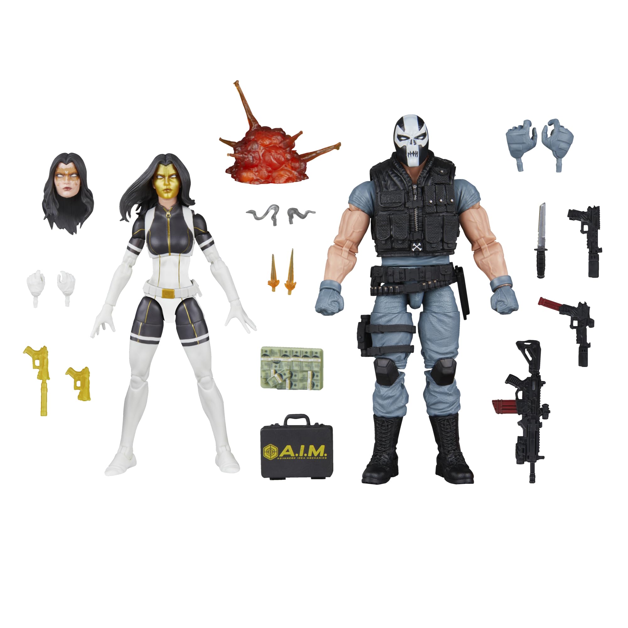 Hasbro Marvel Legends Series, Madame Masque e Crossbones, action figure