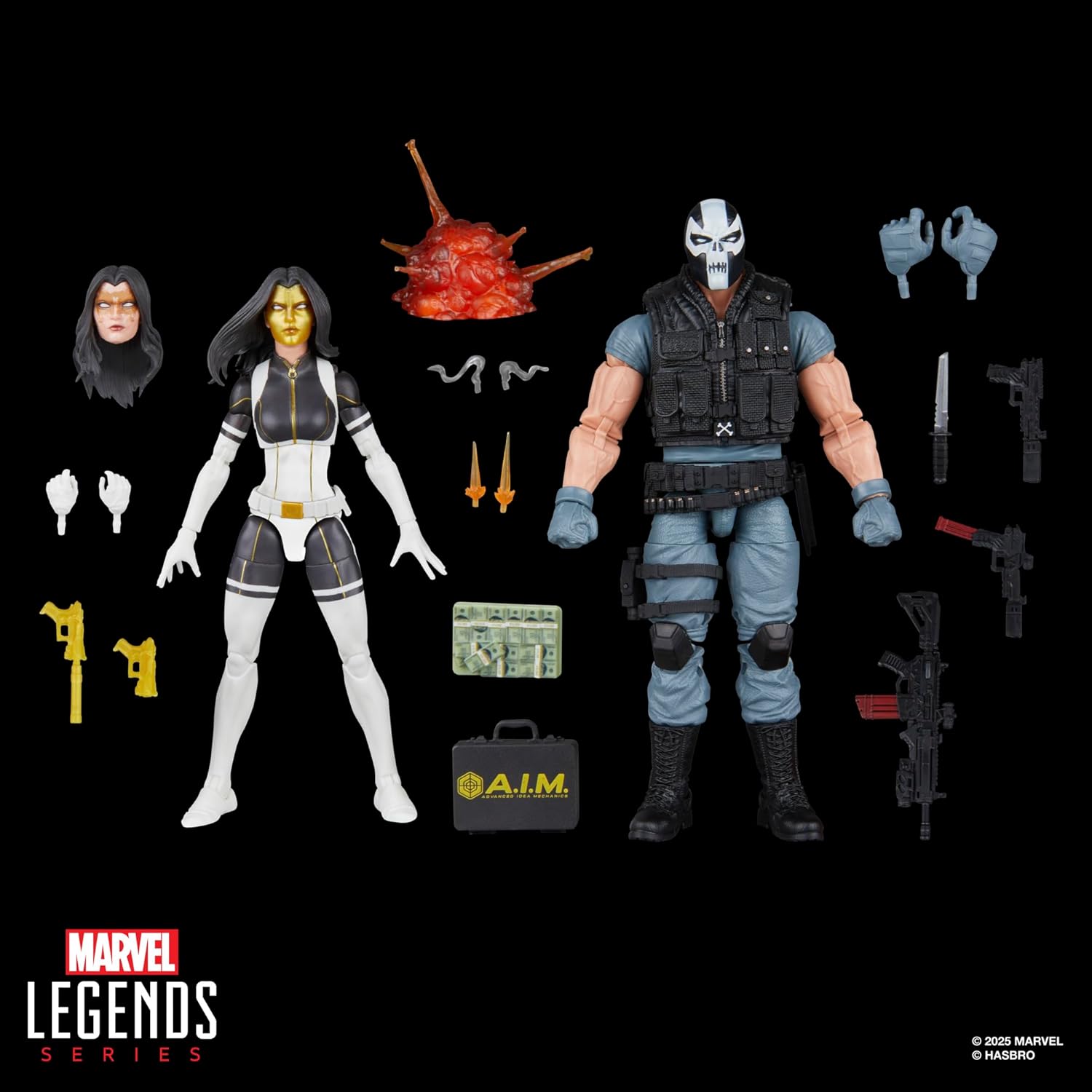 Hasbro Marvel Legends Series, Madame Masque e Crossbones, action figure - immagine 12