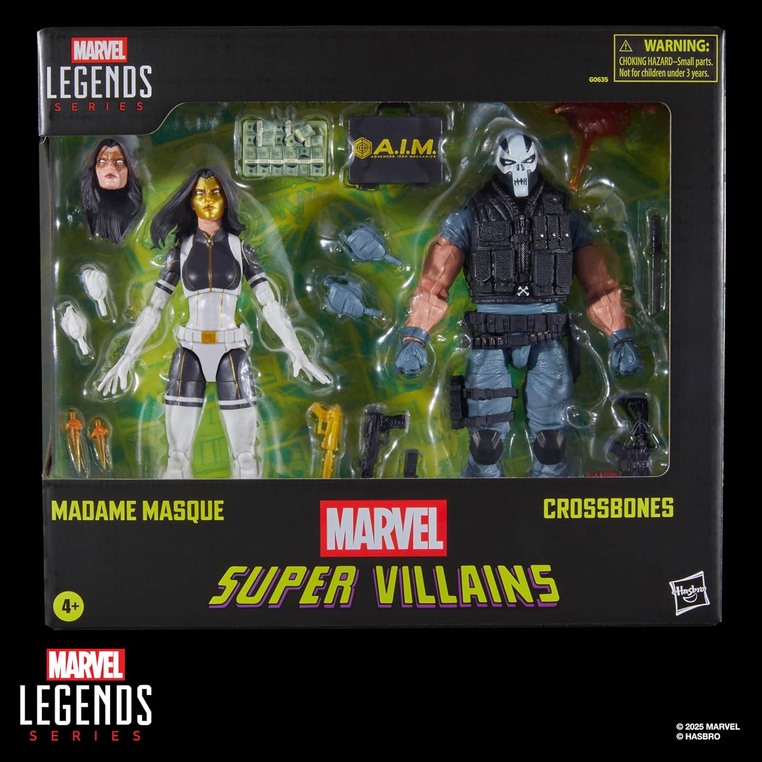 Hasbro Marvel Legends Series, Madame Masque e Crossbones, action figure - immagine 2