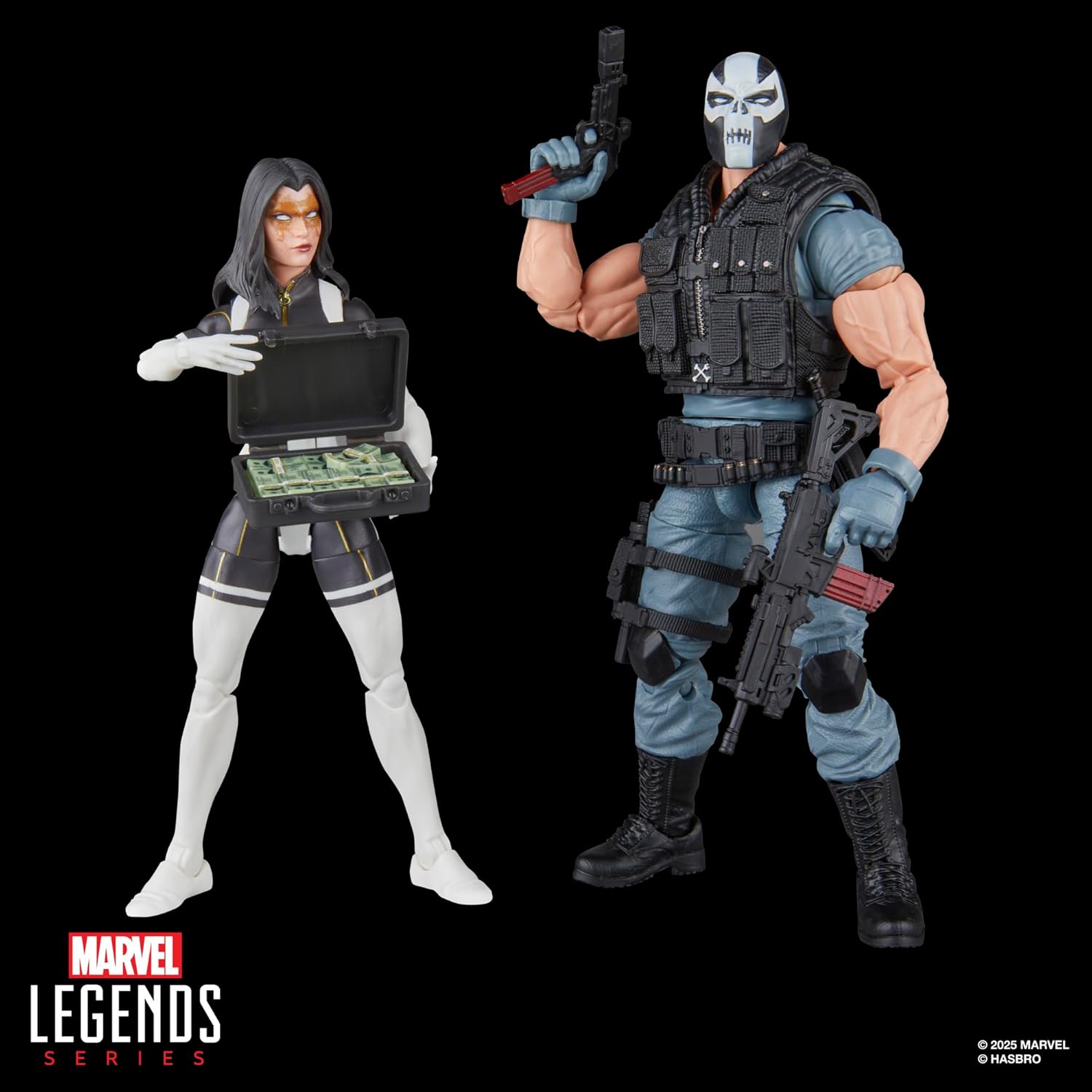 Hasbro Marvel Legends Series, Madame Masque e Crossbones, action figure - immagine 6