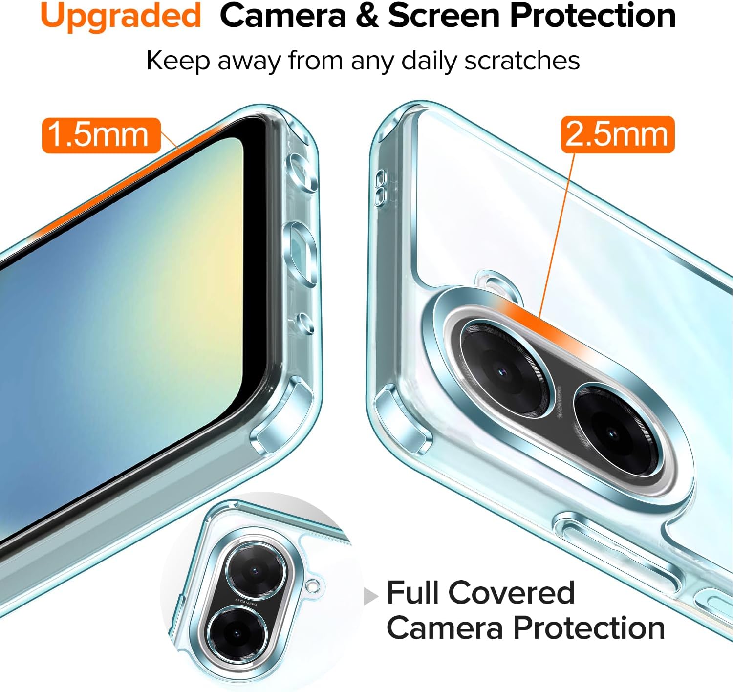 Ivoler Cover Trasparente per Xiaomi Redmi A5 - immagine 5