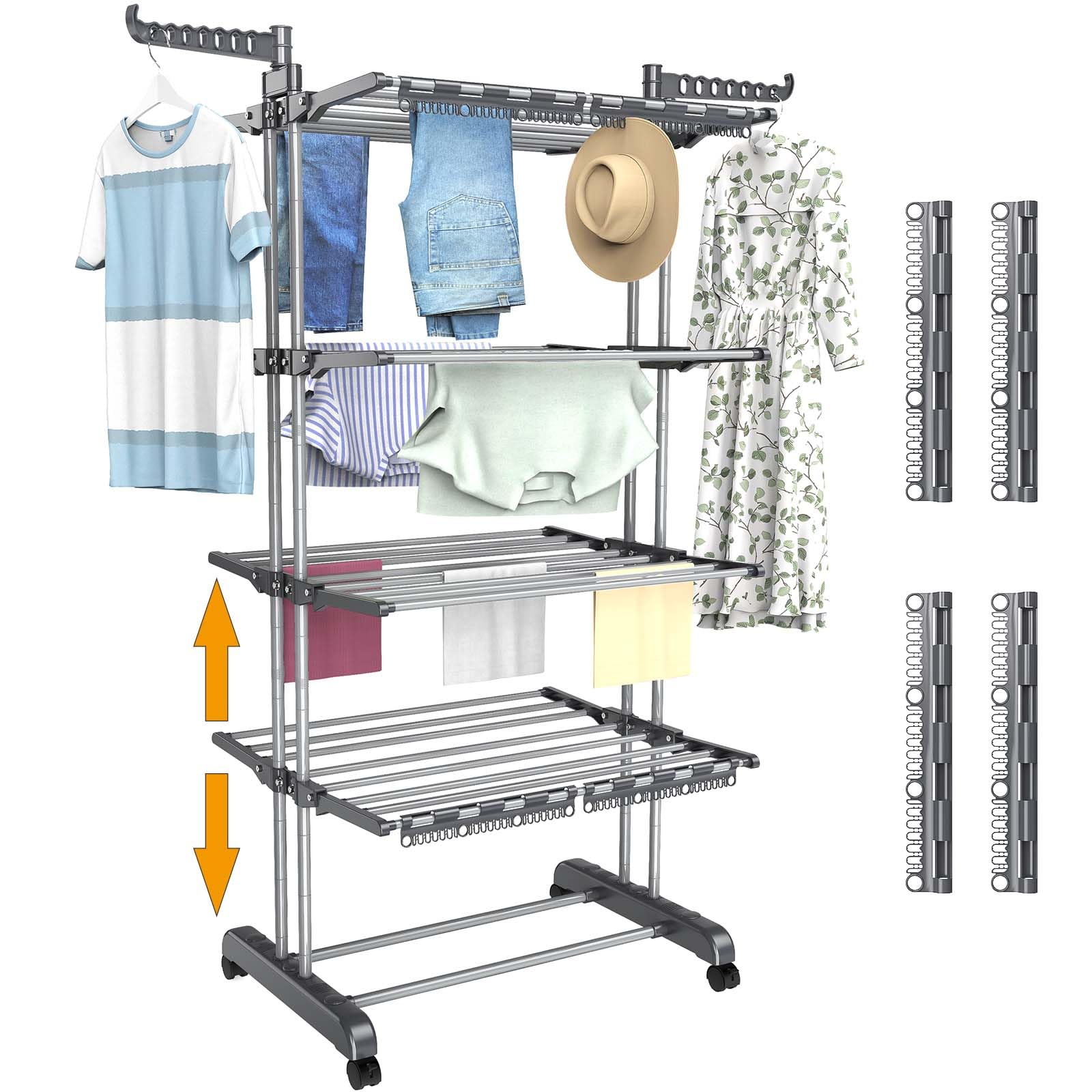 Shrivee Stendino Verticale Pieghevole 4 Livelli