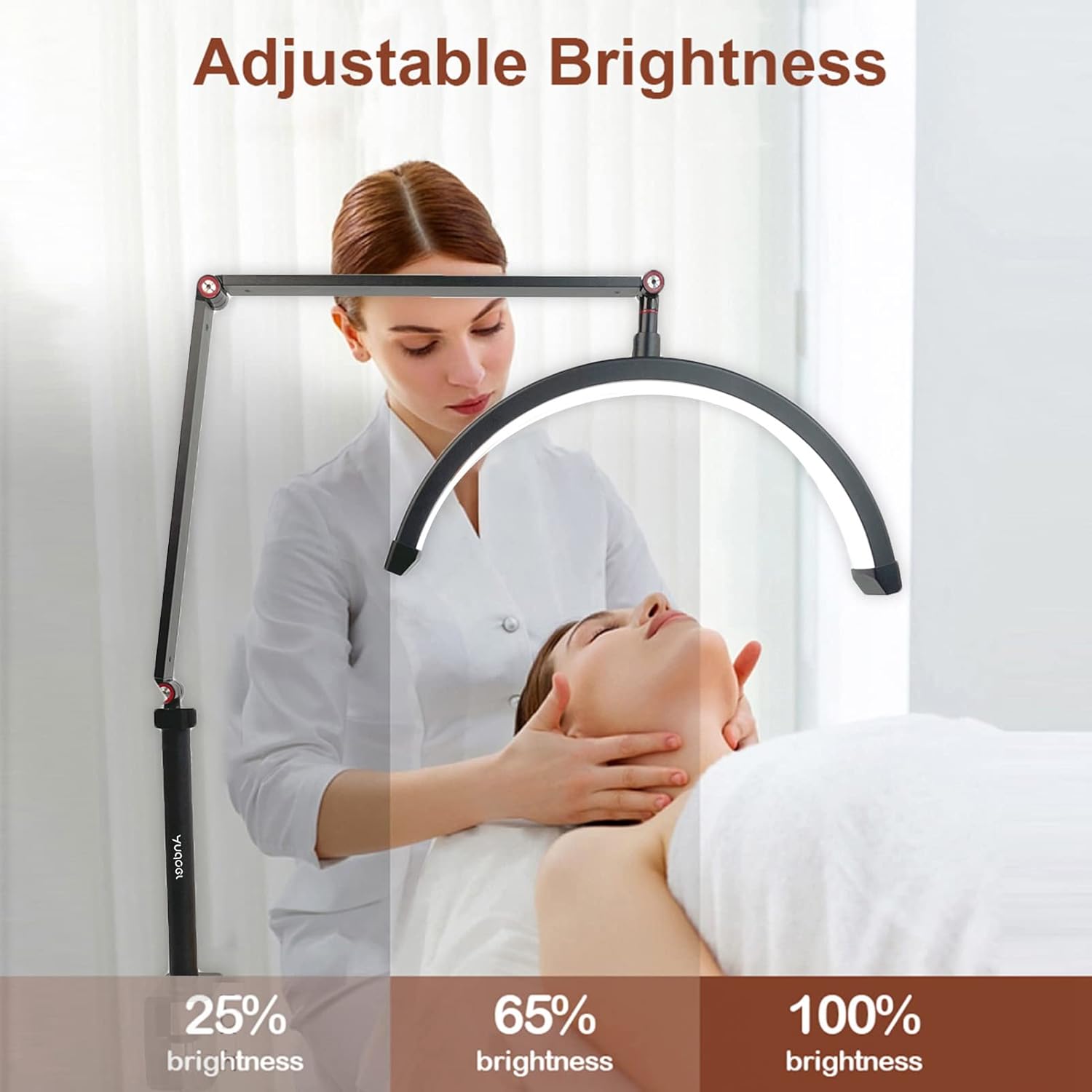 Andoer HD-M3X Luce Video LED Mezzaluna 3000K-6000K - immagine 4