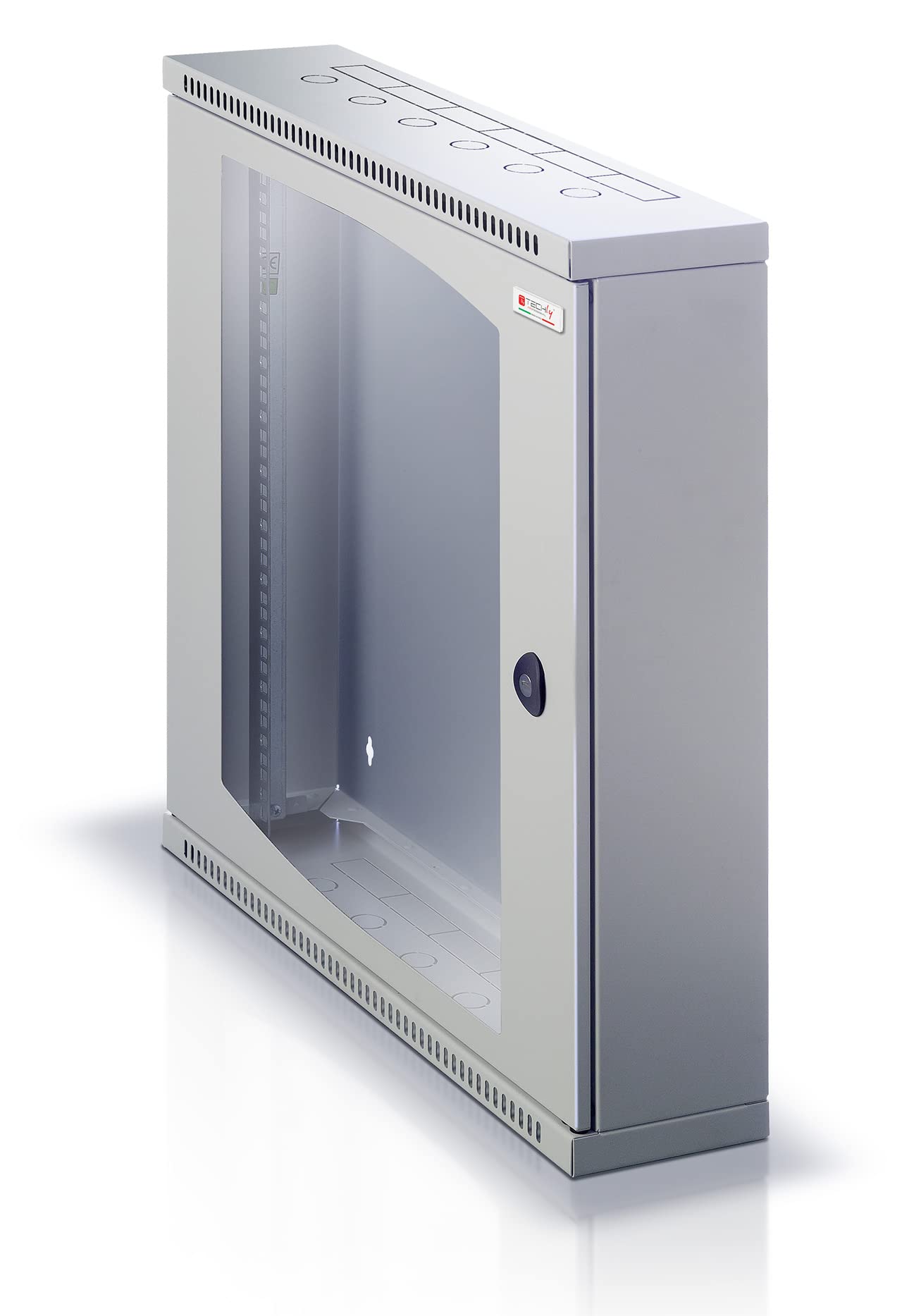 Techly PROFESSIONAL 100686 Armadio Rack 19" 6 Unità, Grigio