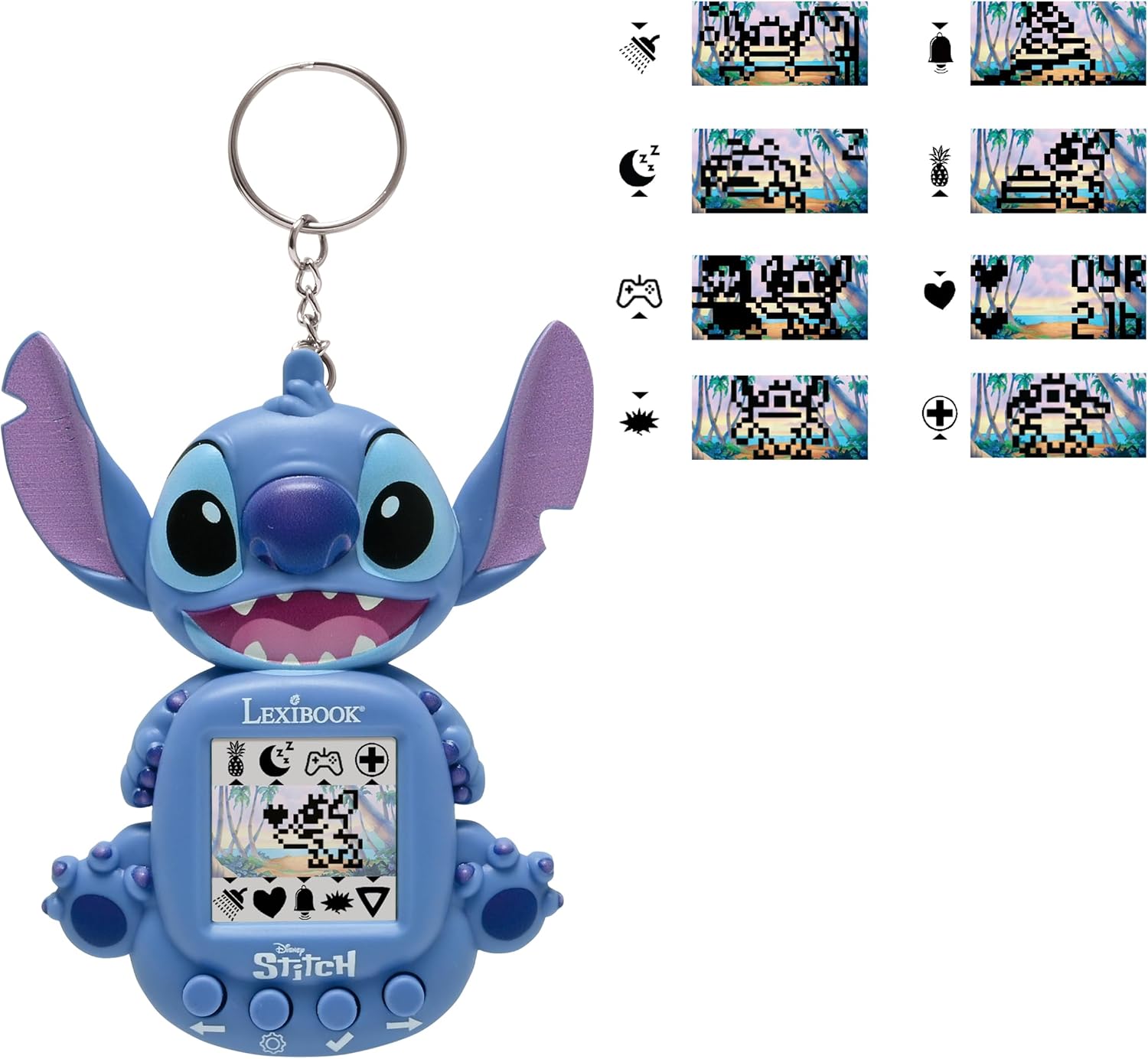 Lexibook Disney Stitch - My Best-e Console Portatile, Blu - immagine 2