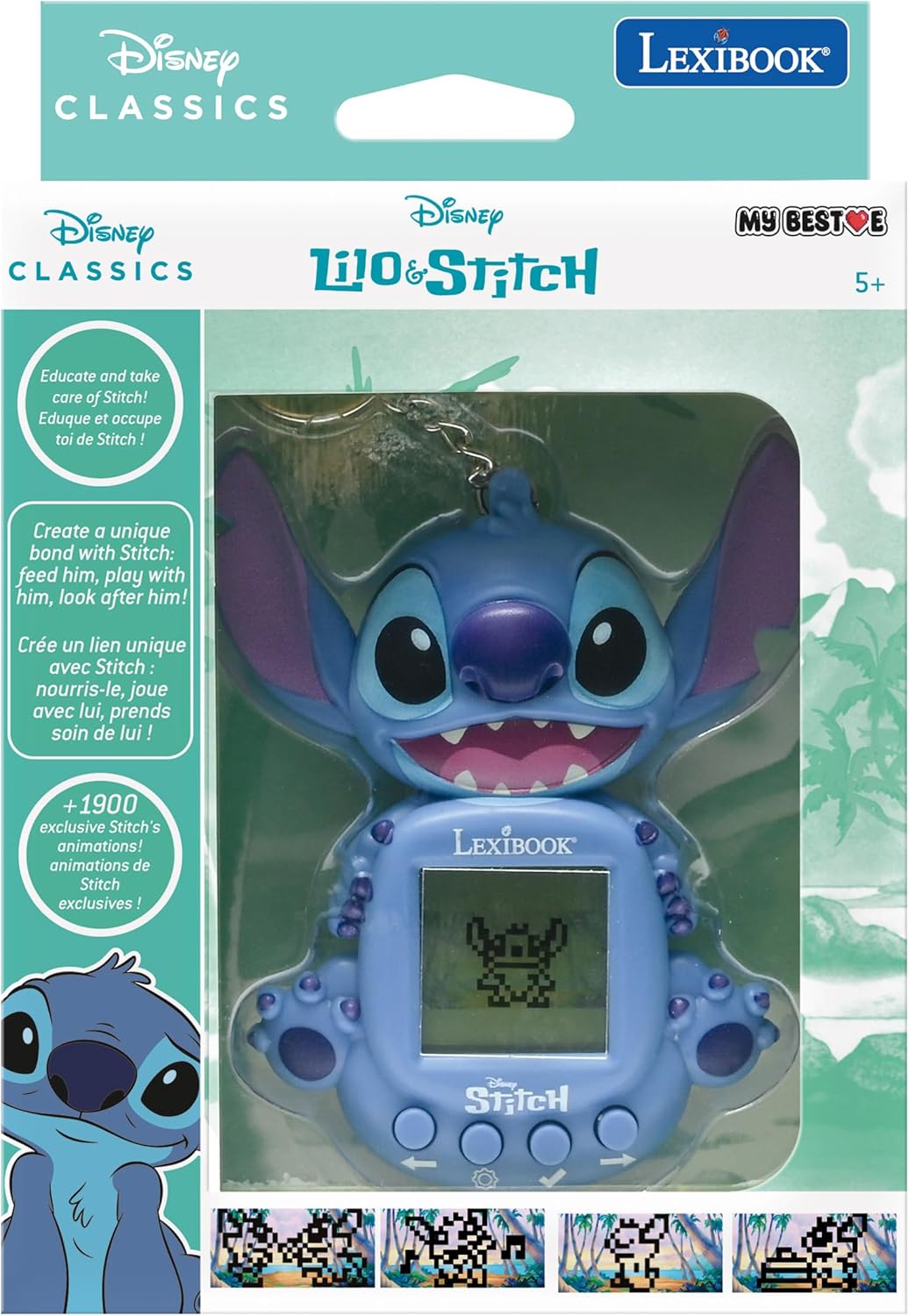 Lexibook Disney Stitch - My Best-e Console Portatile, Blu - immagine 5