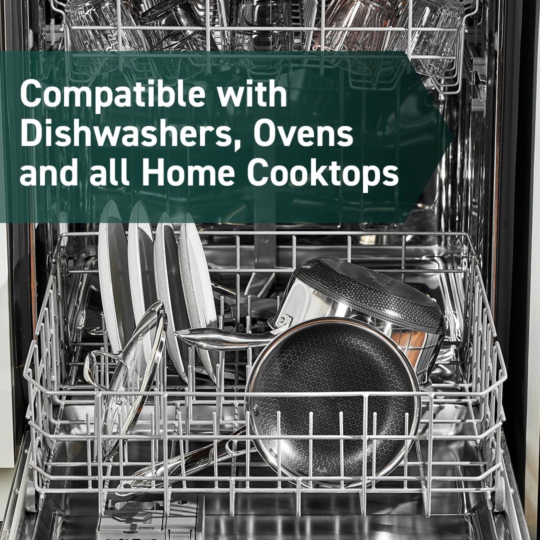 Hexclad Padella Ibrida Acciaio Inossidabile 8 Pollici - immagine 5