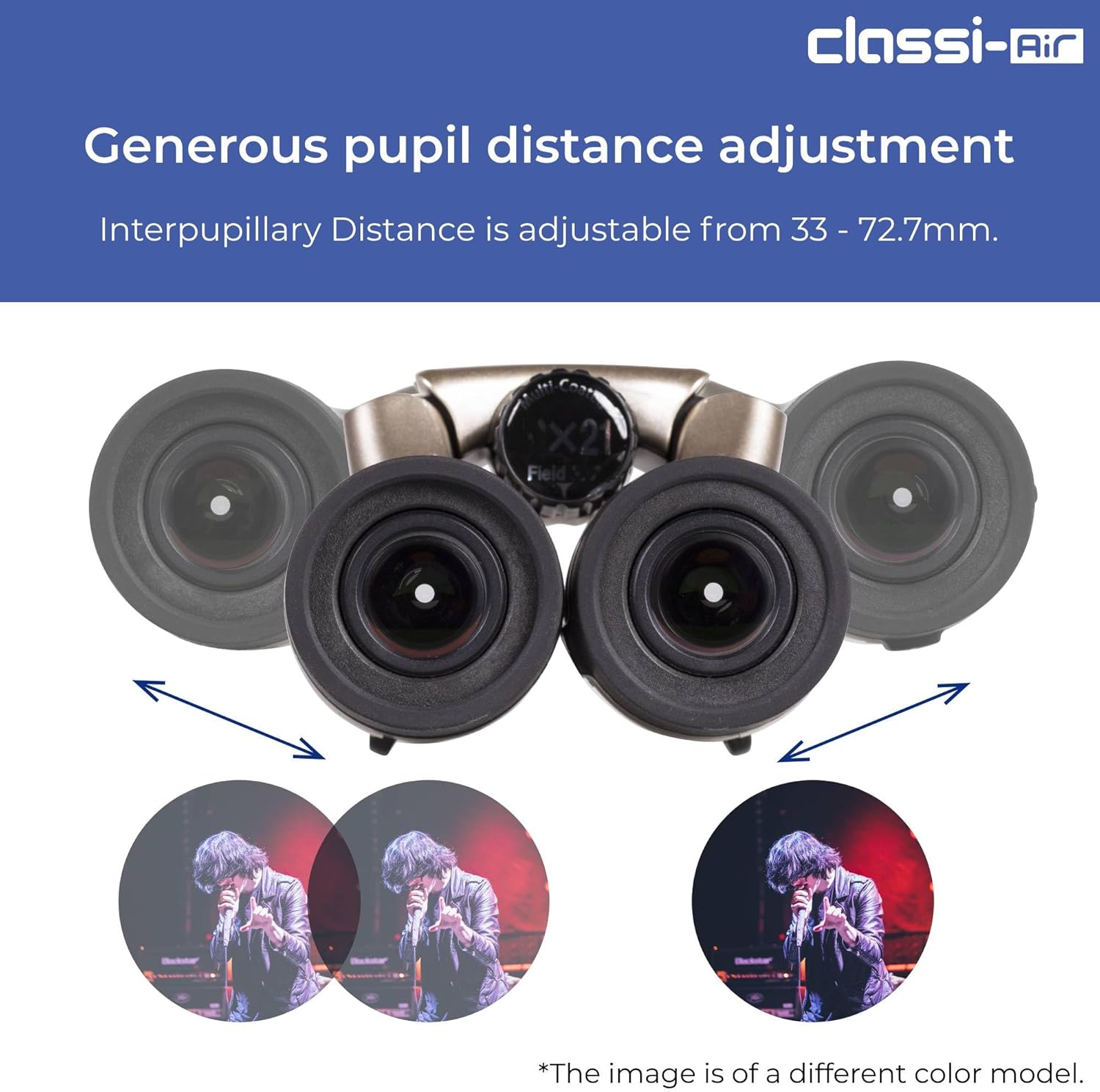 Kenko Binocoli Classi-Air 8x21 DH, Blu - immagine 5