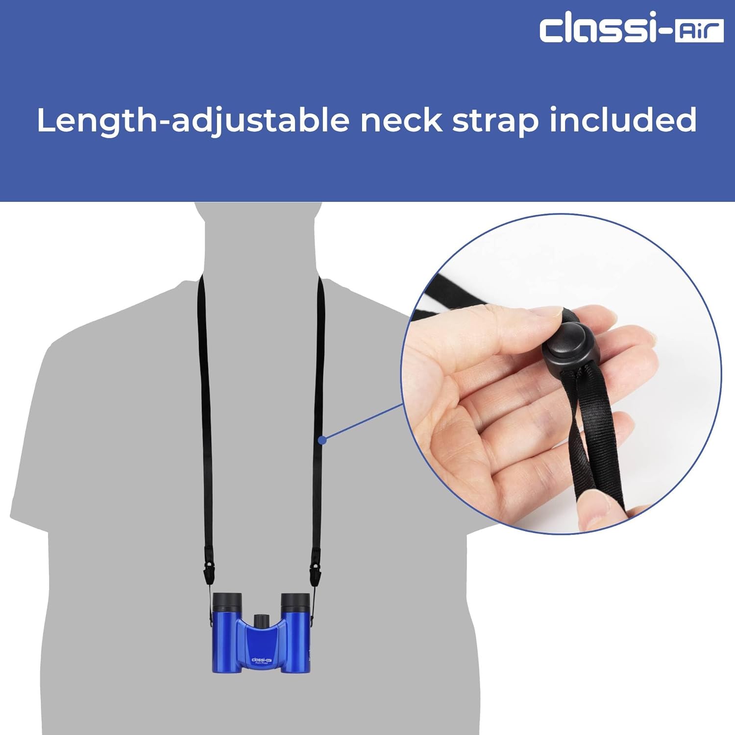 Kenko Binocoli Classi-Air 8x21 DH, Blu - immagine 7