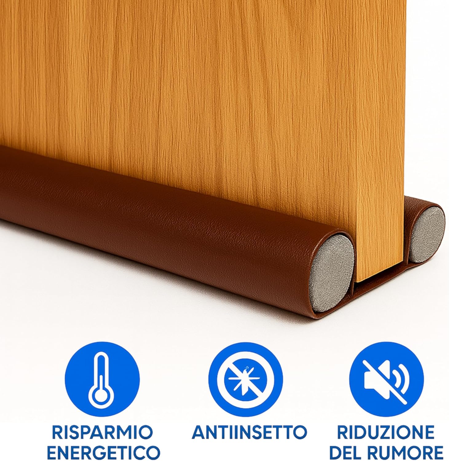 Paraspifferi Sottoporta 96cm - Marrone - immagine 4