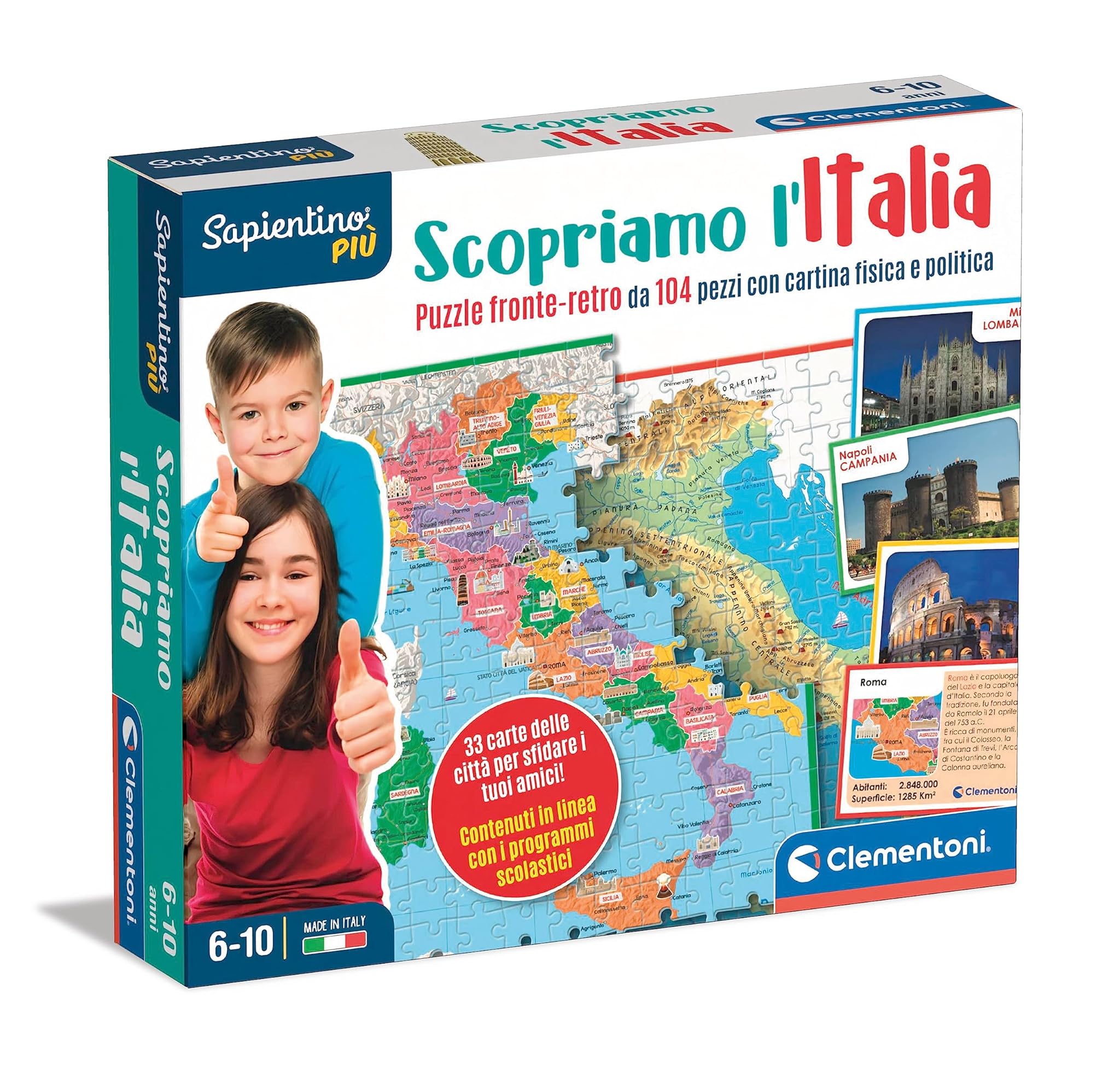 Clementoni Sapientino più - Scopriamo L'Italia Smart