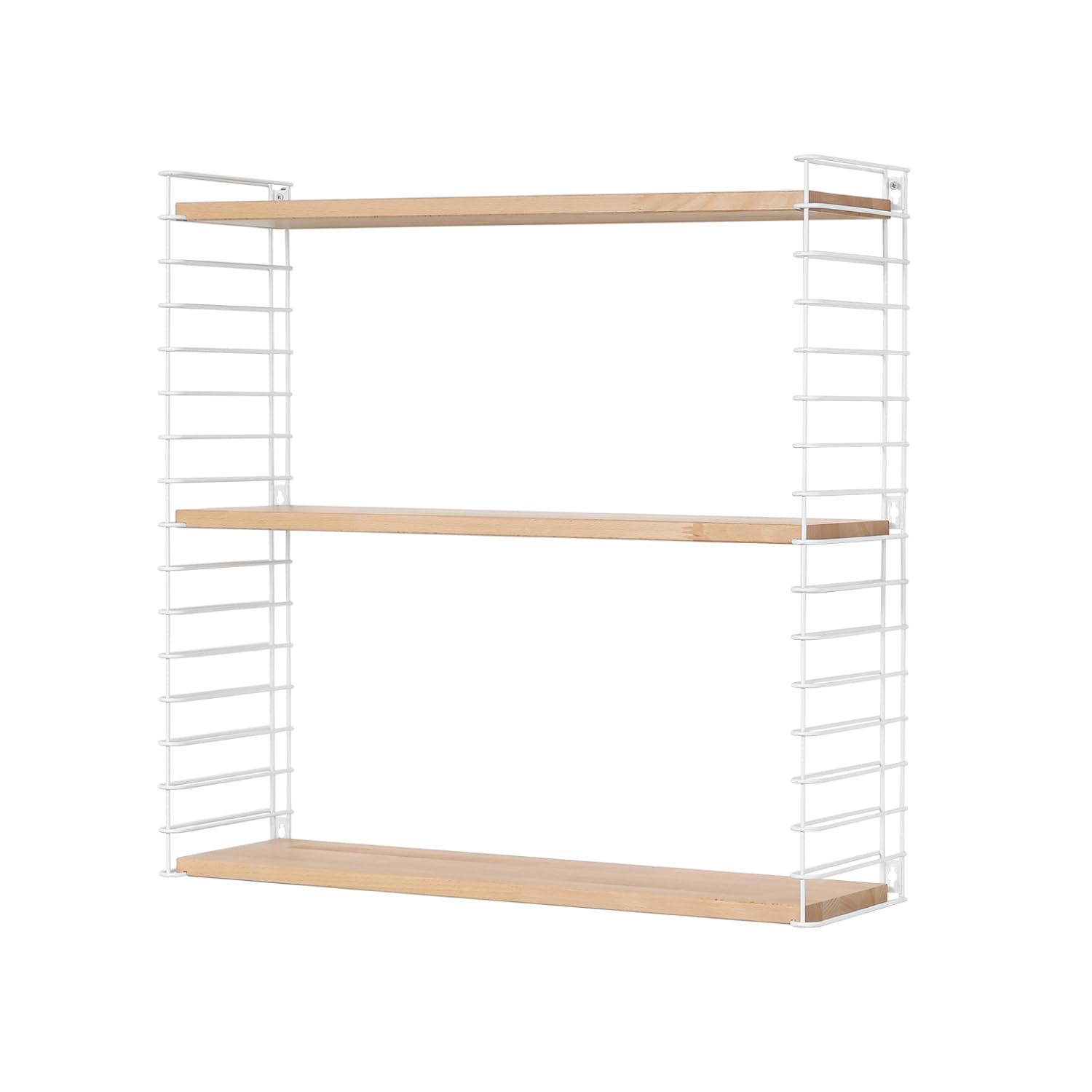 Tomado ESTANTERIA 3 PISOS Blanco-Madera