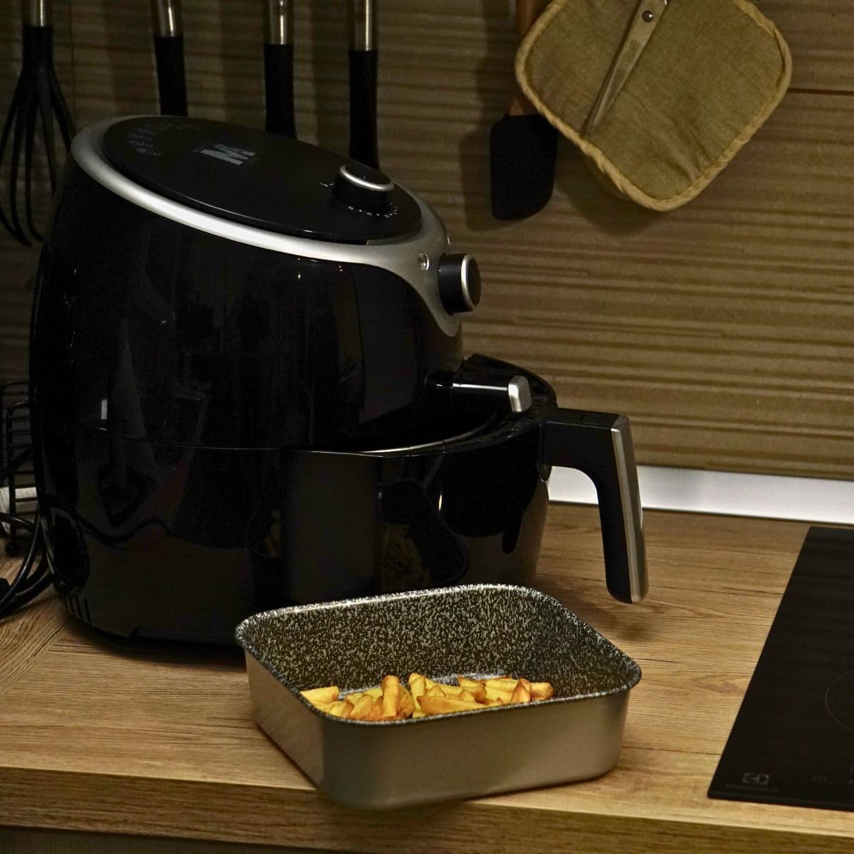 Namai - Set Teglia Friggitrice Aria 20x20 + Tortiera 18cm - immagine 7