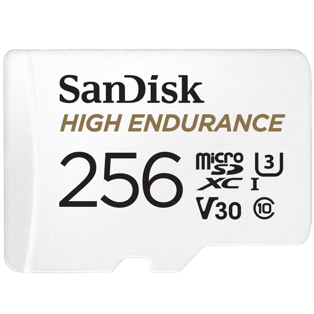 Sandisk HIGH Endurance microSDXC 256 GB con Adattatore SD