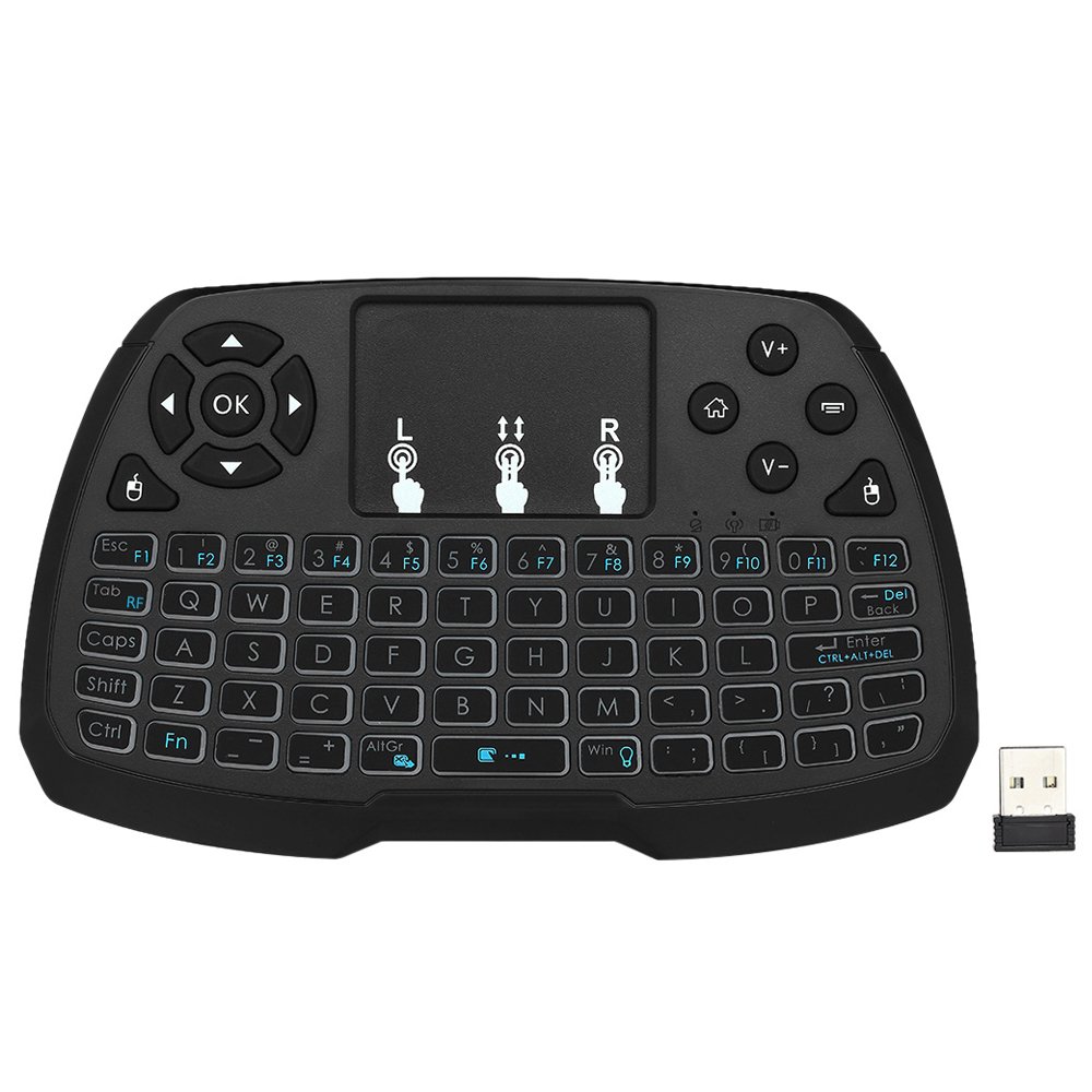 Docooler Tastiera Wireless 2.4GHz con Touchpad