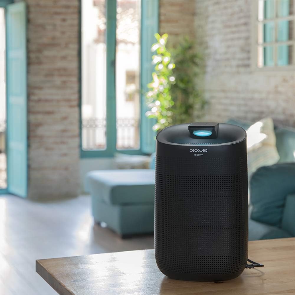 Cecotec Deumidificatore elettrico silenzioso BigDry 3000 Deumidificazione fino a 750 ml/giorno, serbatoio da 1 litro, 3 processi di filtrazione, 3 velocità, potenza 45 W, 04300034 - immagine 2