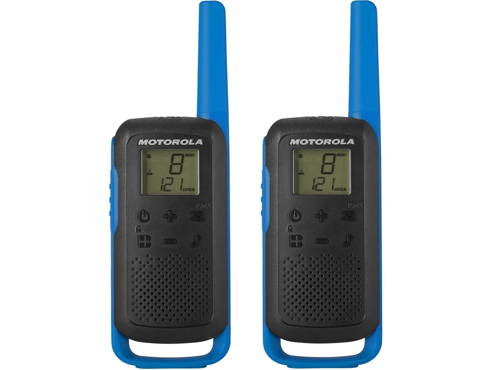 Motorola T62 PMR446 - Radio walkie talkie a 2 vie, Blu