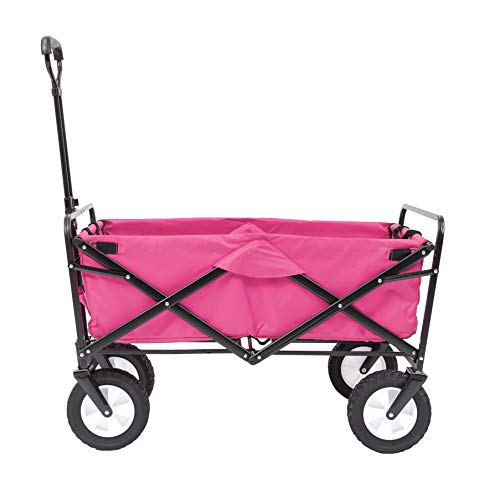 MacSports Mac Sports - Carro pieghevole, rosa, poliestere