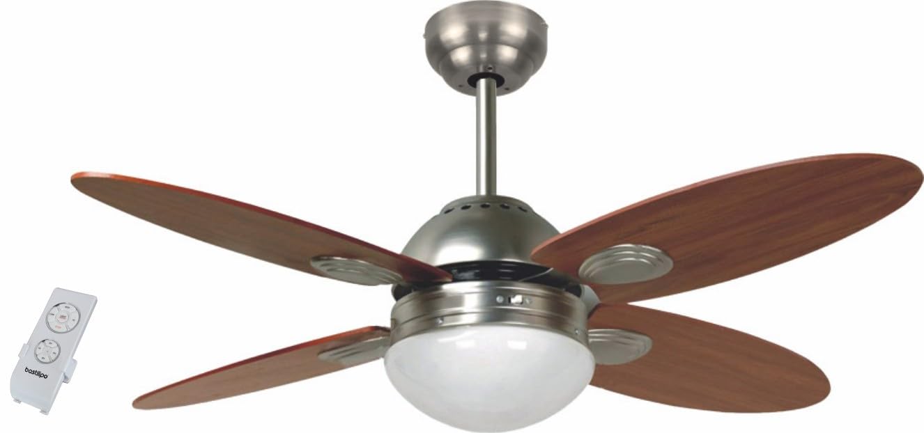 Bastilipo Ventilatore da Soffitto 60W 105cm, Bermeo