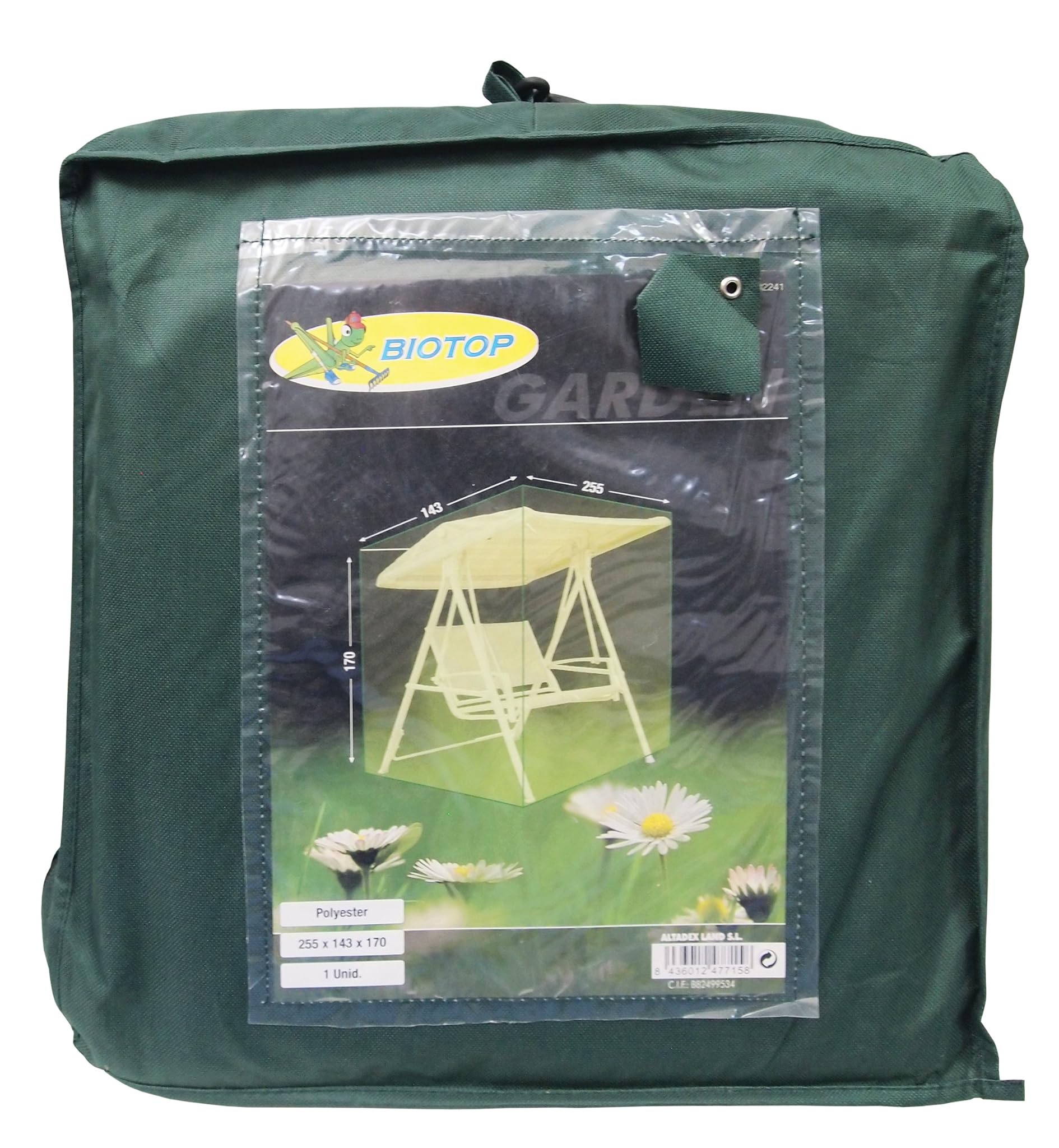 Biotop b2241 – Telo Protettivo per Dondolo, Colore: Verde