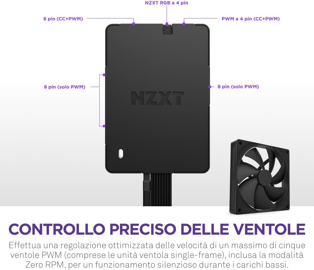 NZXT Control Hub - Controller RGB e Ventole PWM - immagine 3