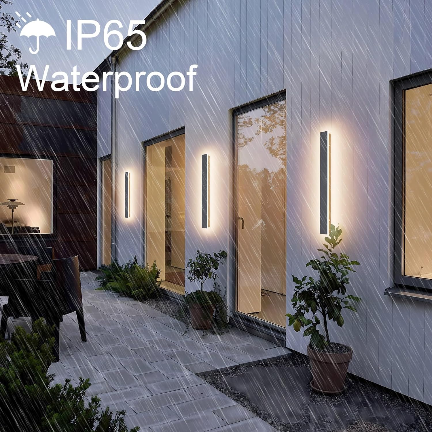 K-bright Lampada da Parete LED 20W 3000K 60CM, Antracite - immagine 2