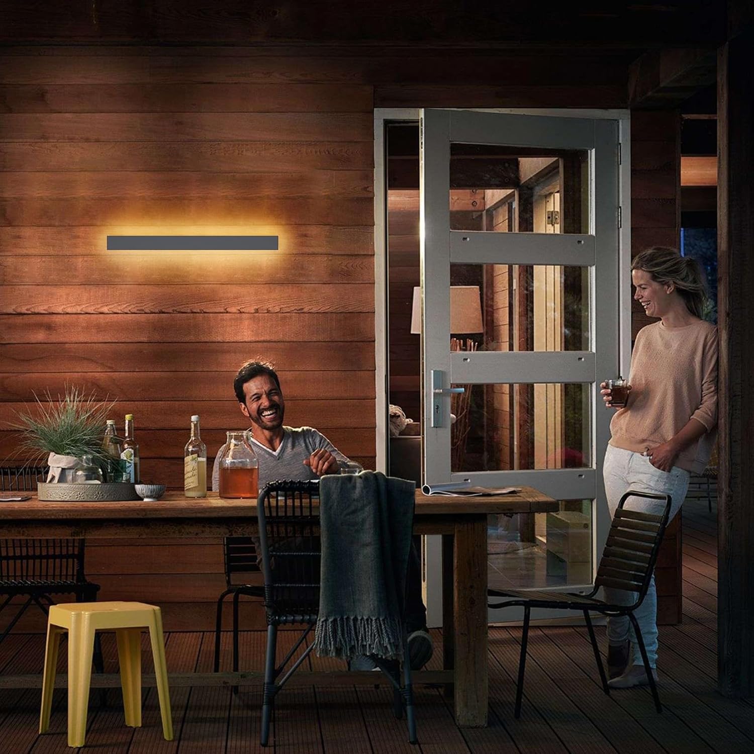 K-bright Lampada da Parete LED 20W 3000K 60CM, Antracite - immagine 4