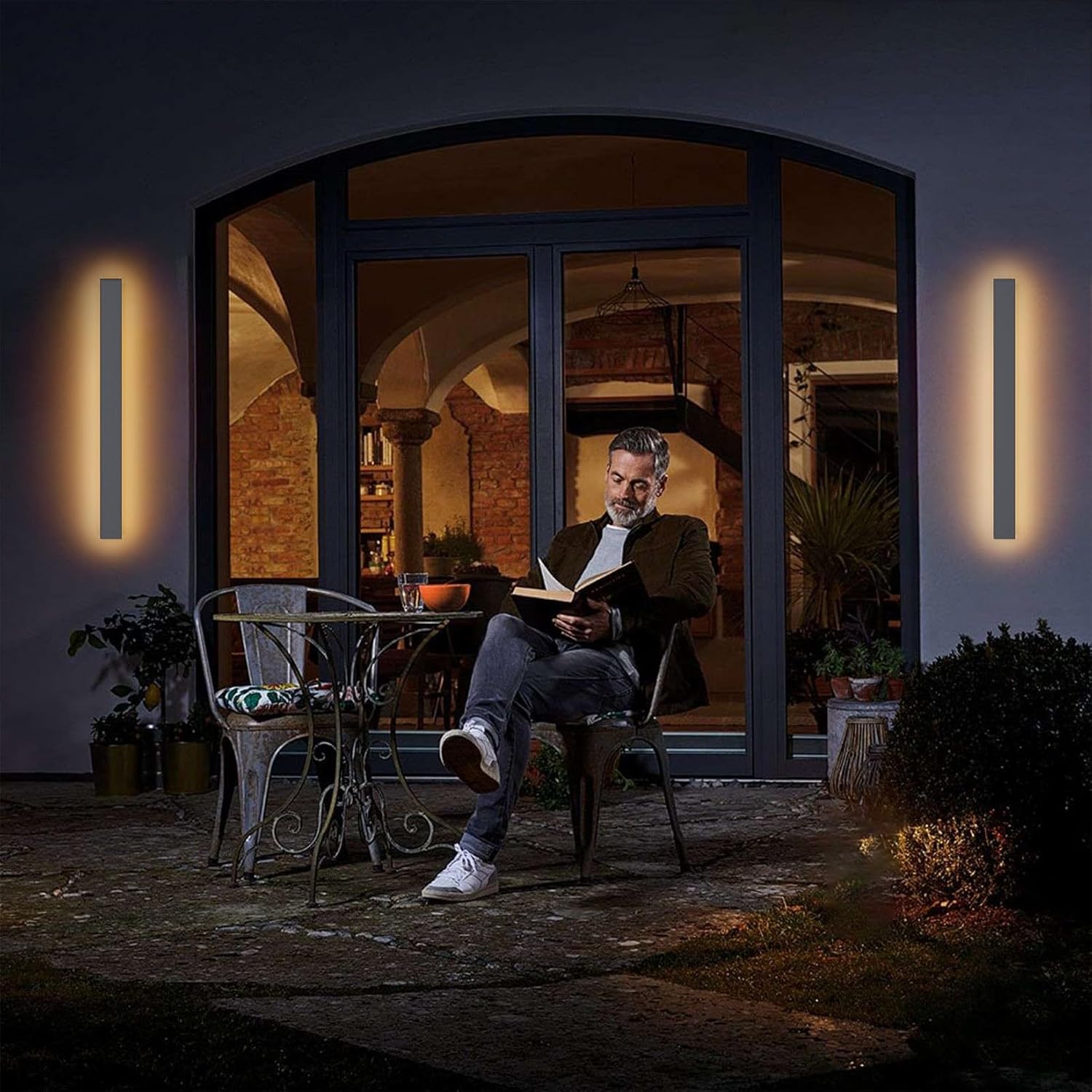 K-bright Lampada da Parete LED 20W 3000K 60CM, Antracite - immagine 5