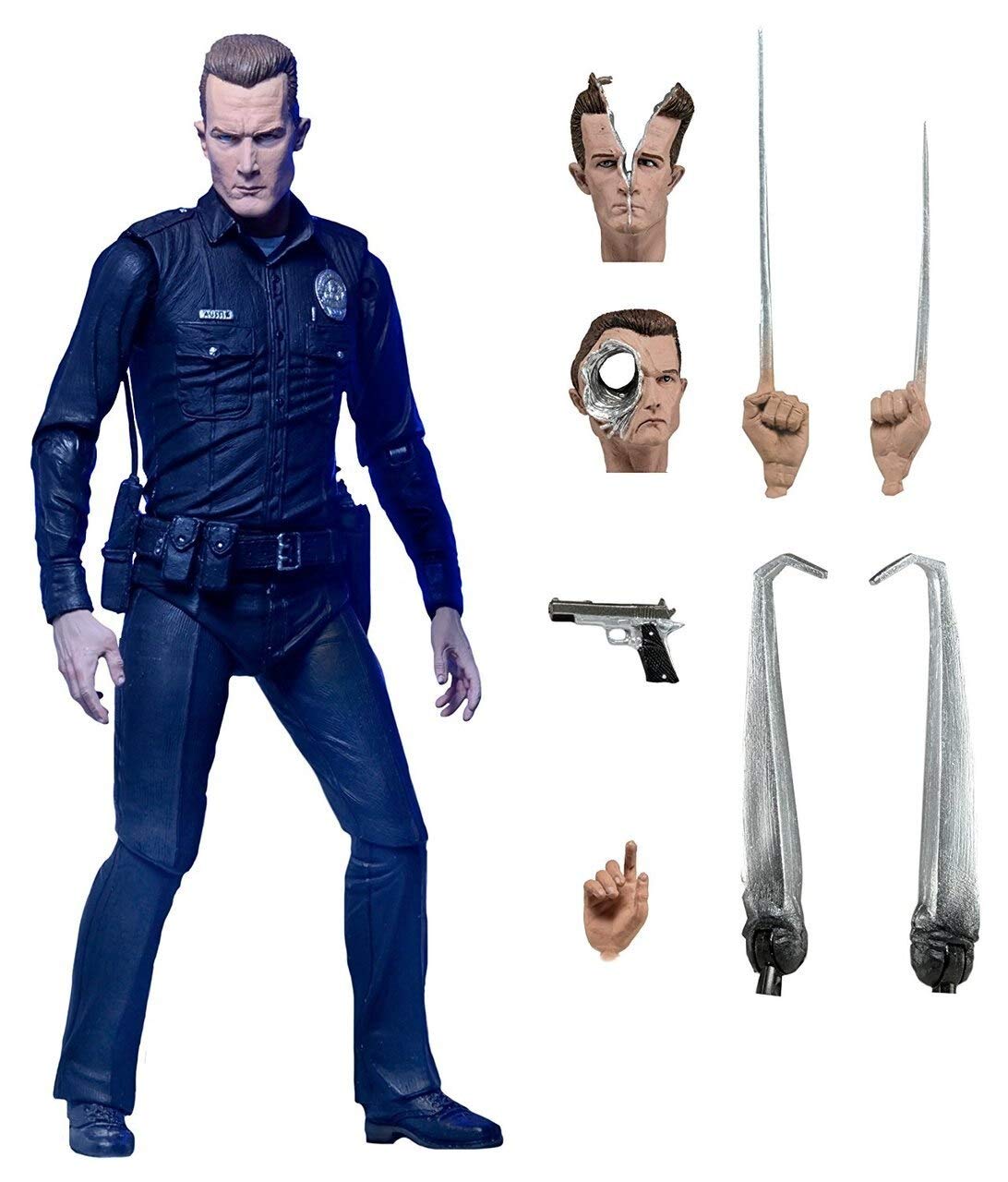 Terminator 2 NECA - Figura di Azione T-1000 Judgement Day