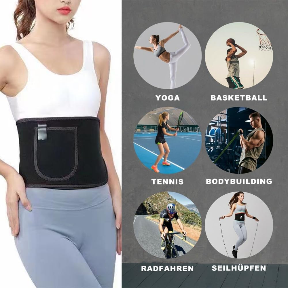 Fascia Addominale Dimagrante Regolabile Uomo Donna - immagine 3